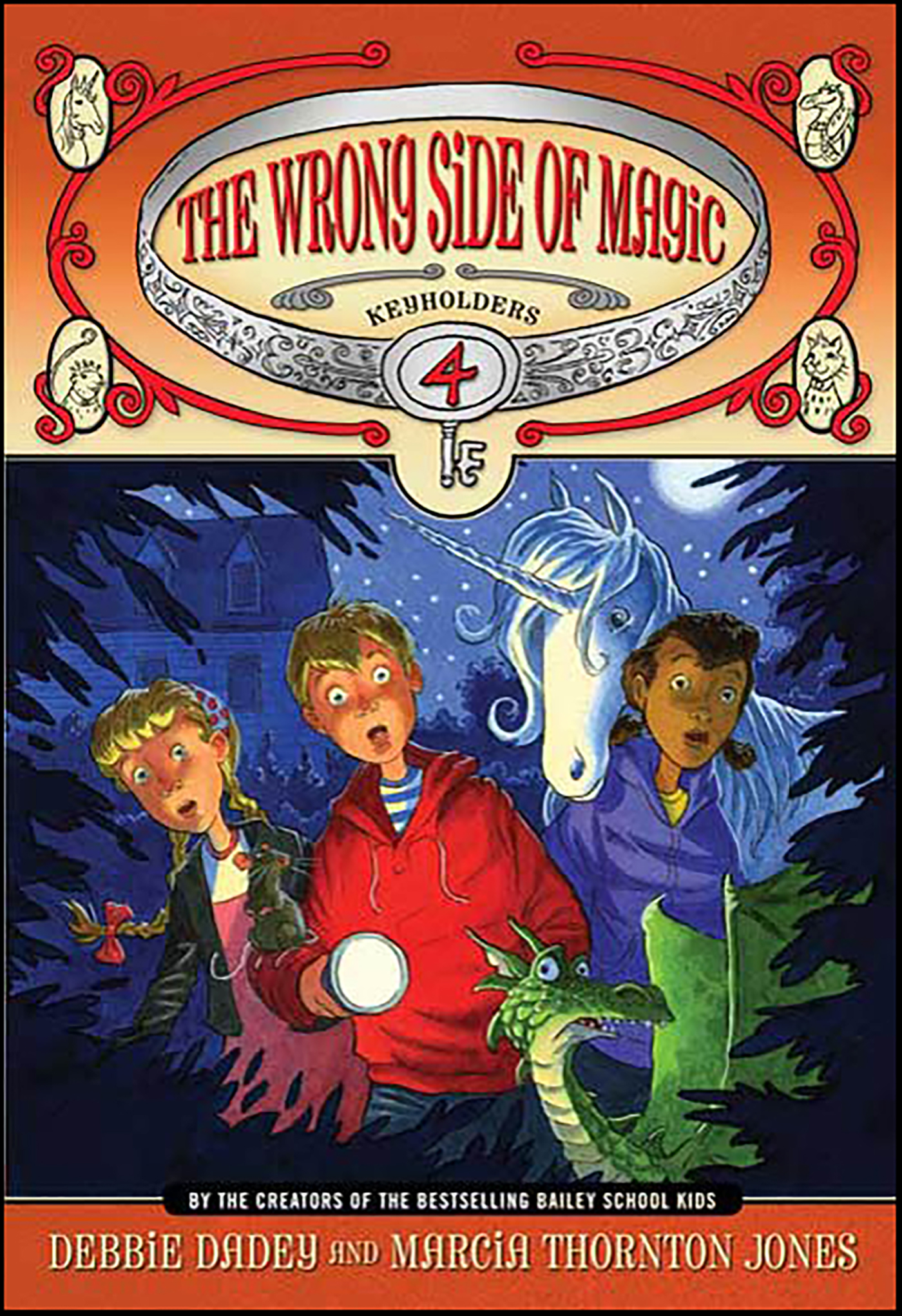 This image is the cover for the book Keyholders #4: The Wrong Side of Magic, Keyholders Series