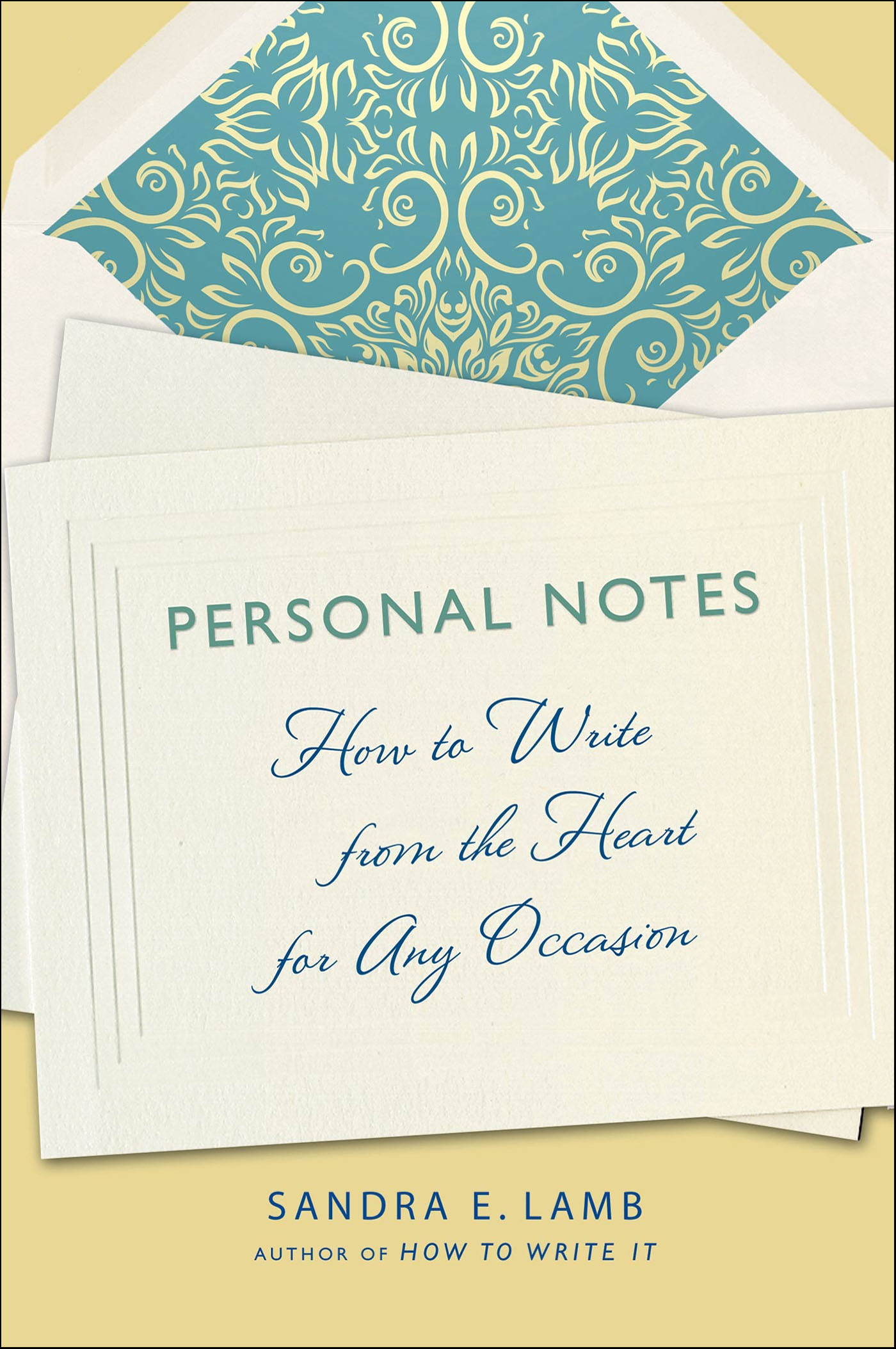 This image is the cover for the book Personal Notes