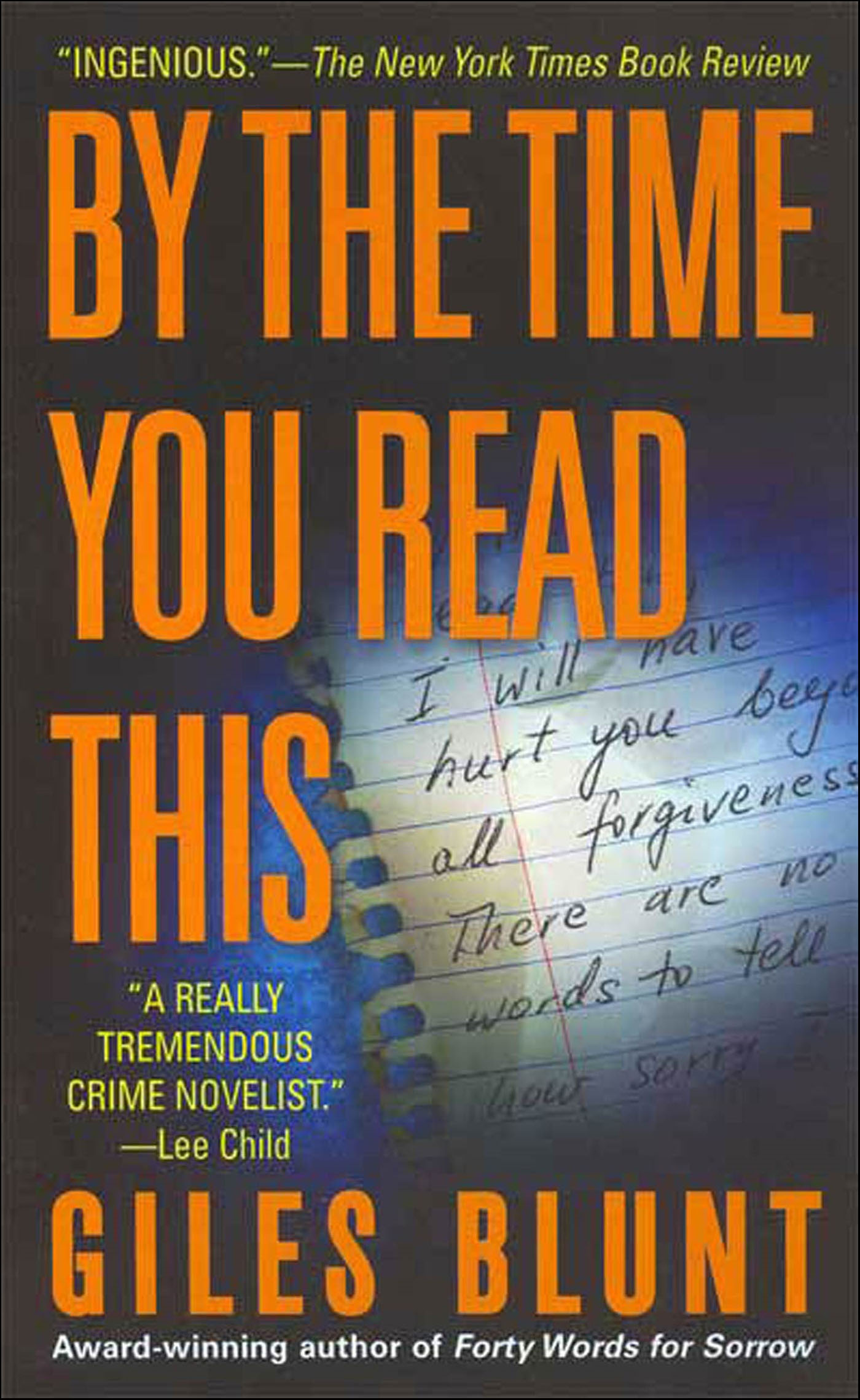 This image is the cover for the book By the Time You Read This
