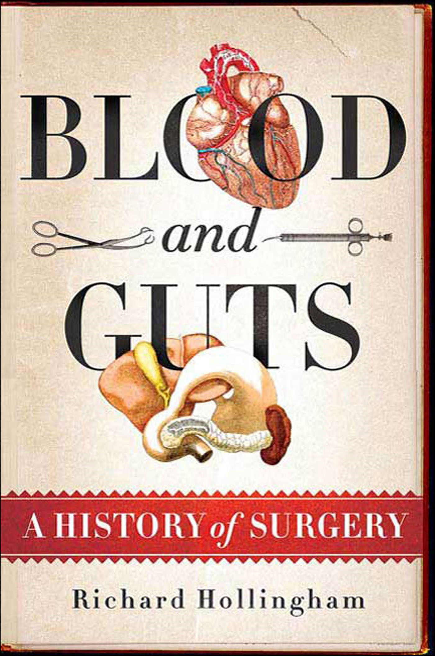 This image is the cover for the book Blood and Guts