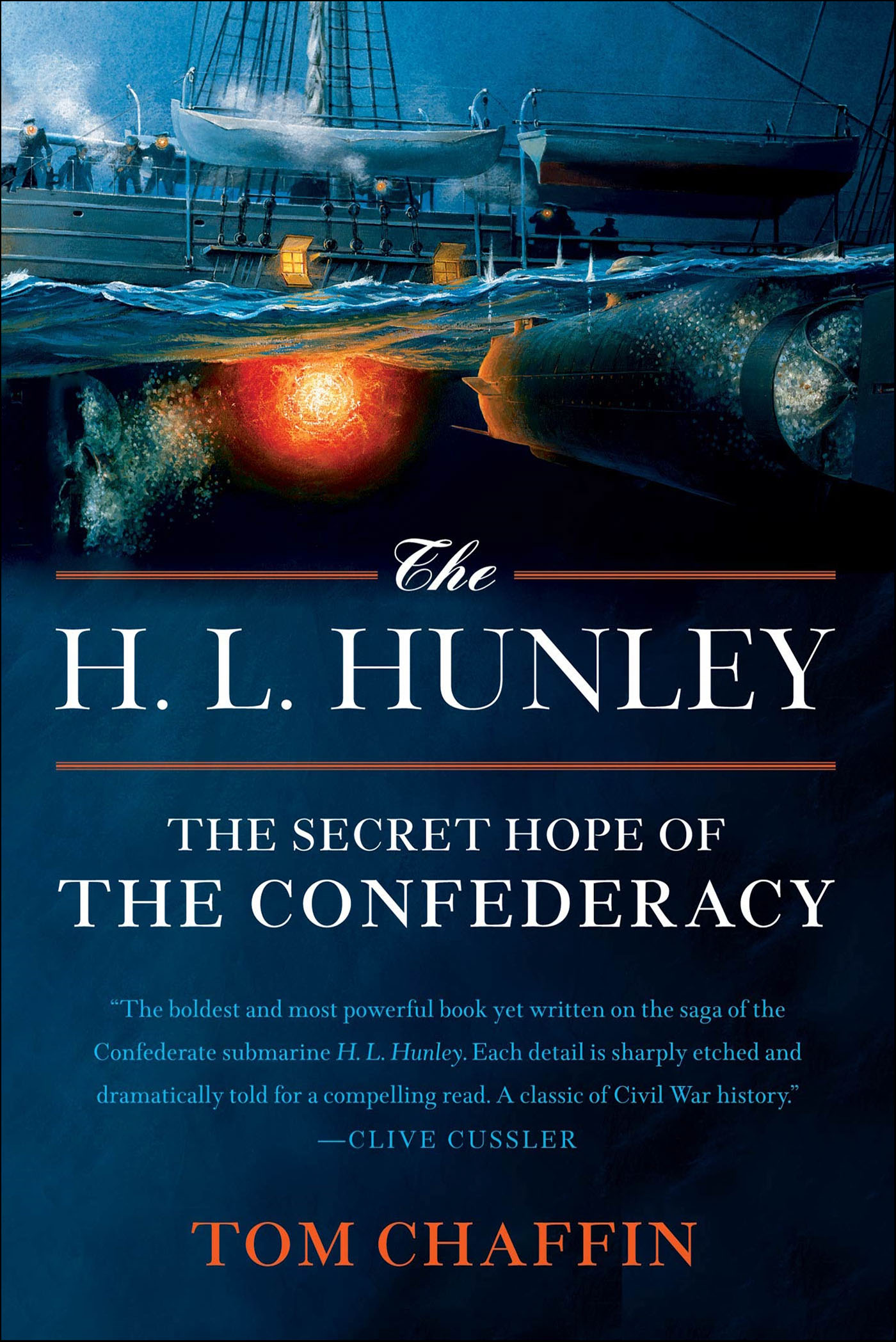 This image is the cover for the book H. L. Hunley