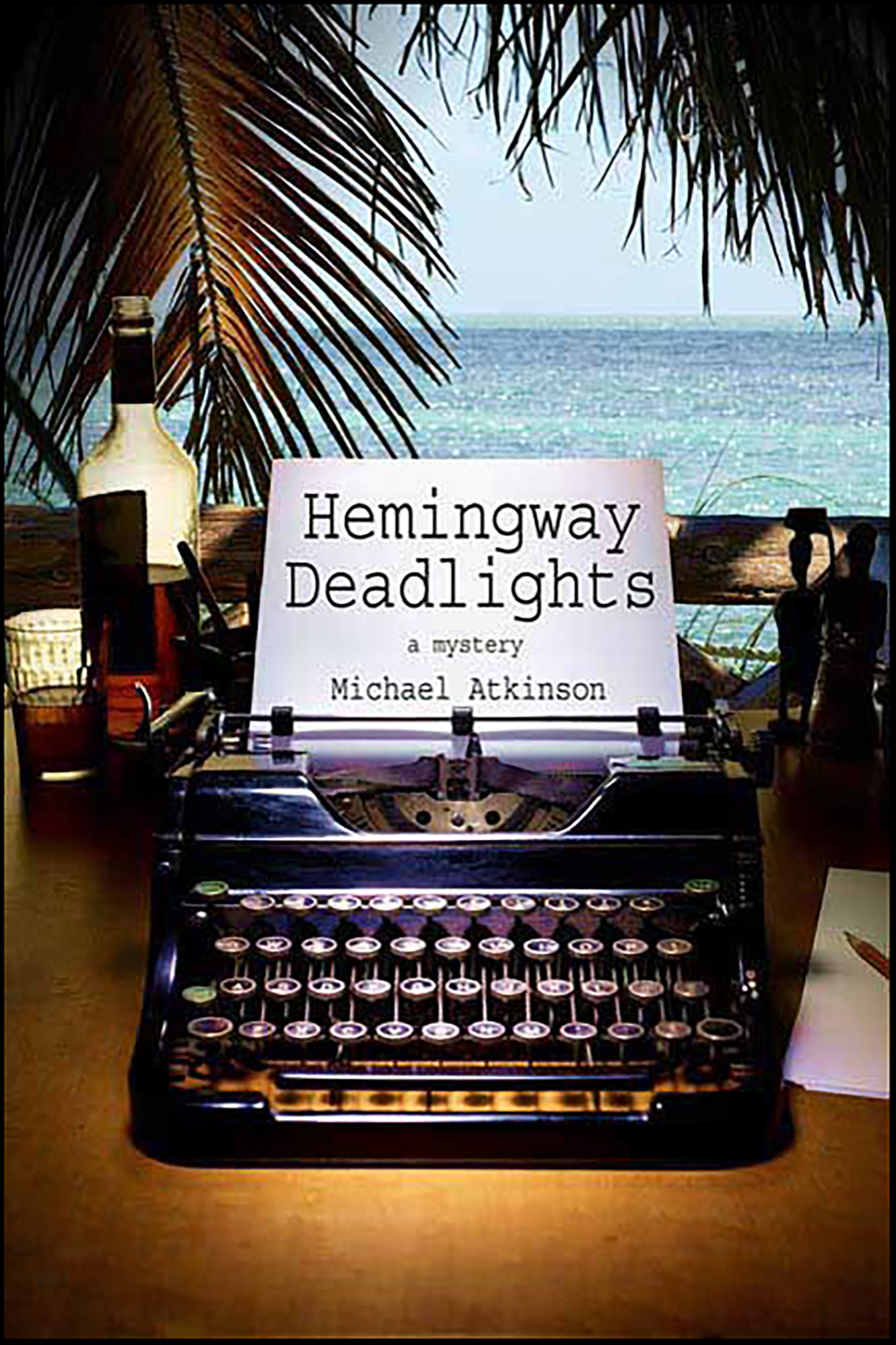 This image is the cover for the book Hemingway Deadlights, Ernest Hemingway Mysteries