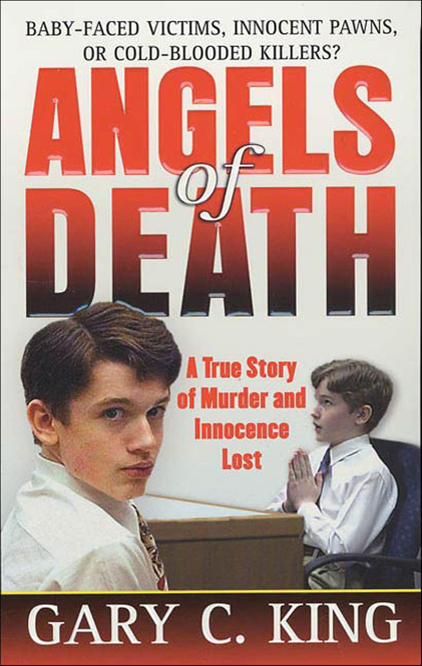 This image is the cover for the book Angels of Death, St. Martin's True Crime Classics