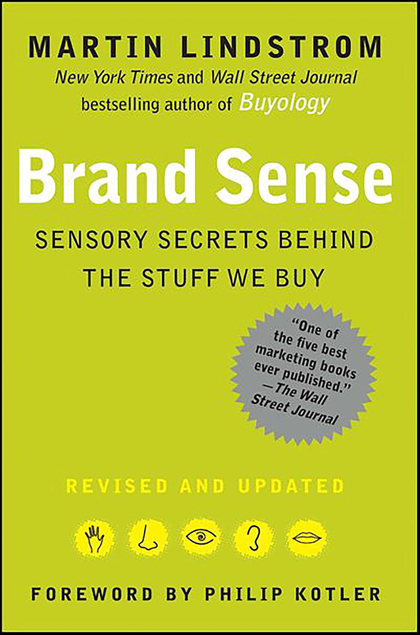This image is the cover for the book Brand Sense