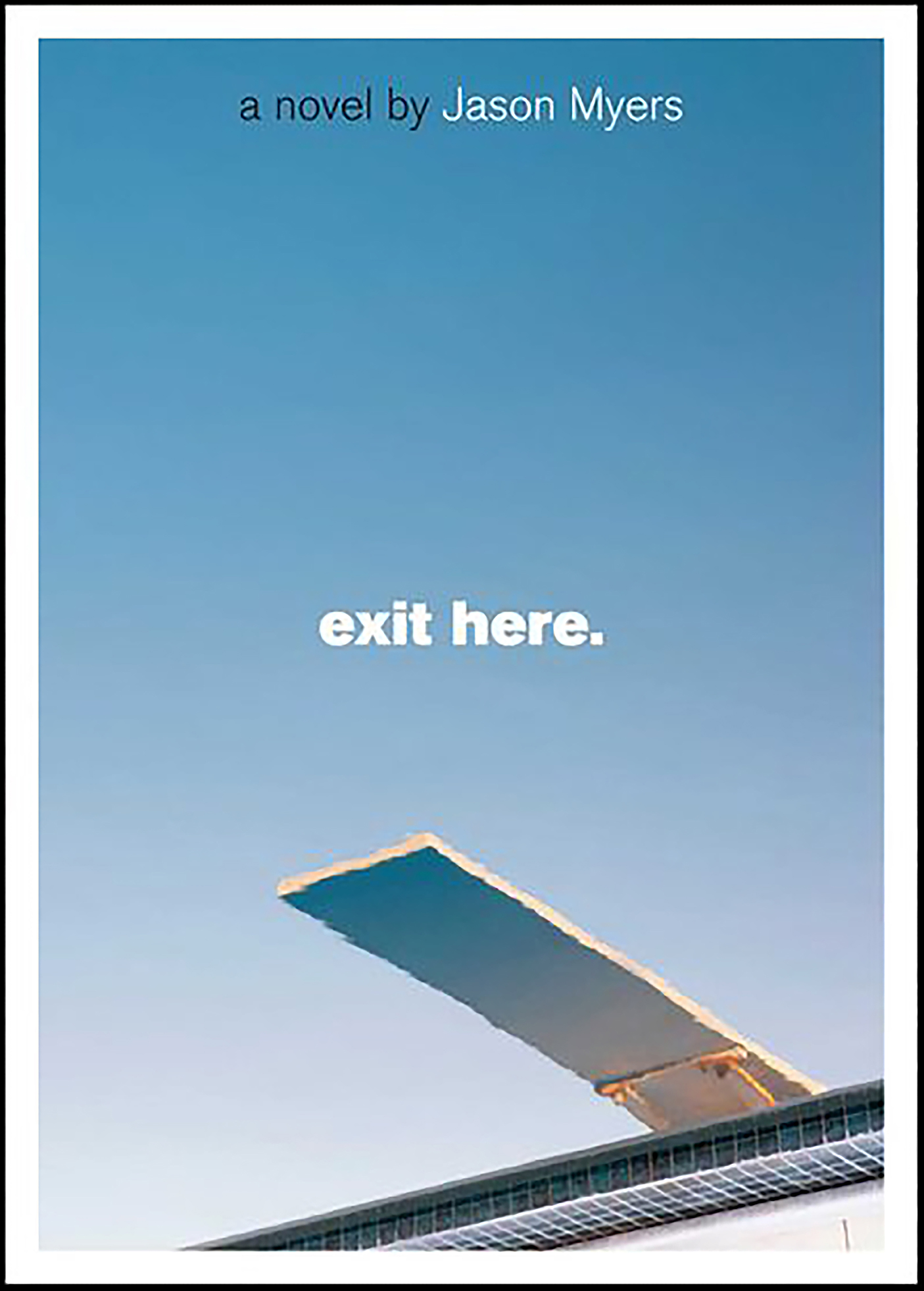 This image is the cover for the book Exit Here.