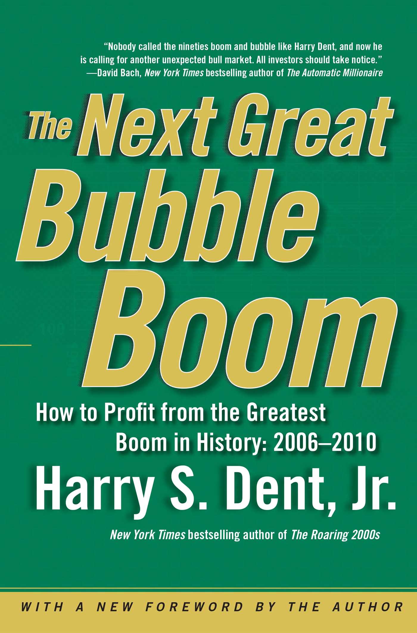 This image is the cover for the book Next Great Bubble Boom