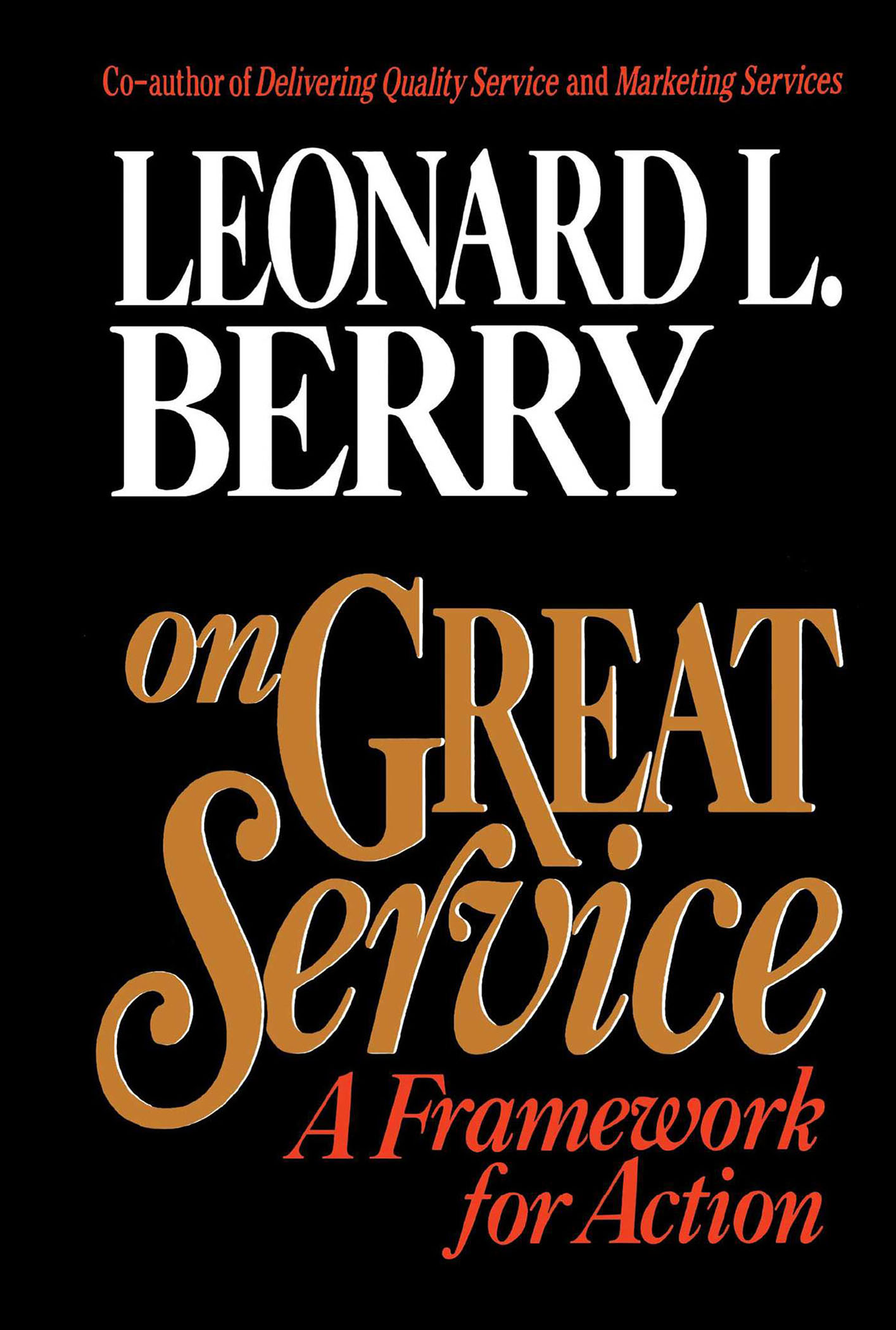 This image is the cover for the book On Great Service