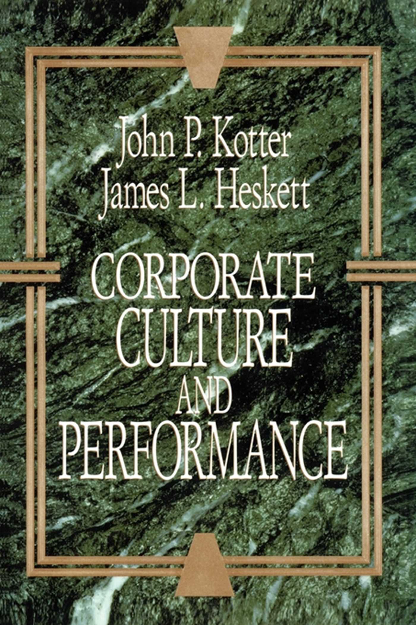 This image is the cover for the book Corporate Culture and Performance