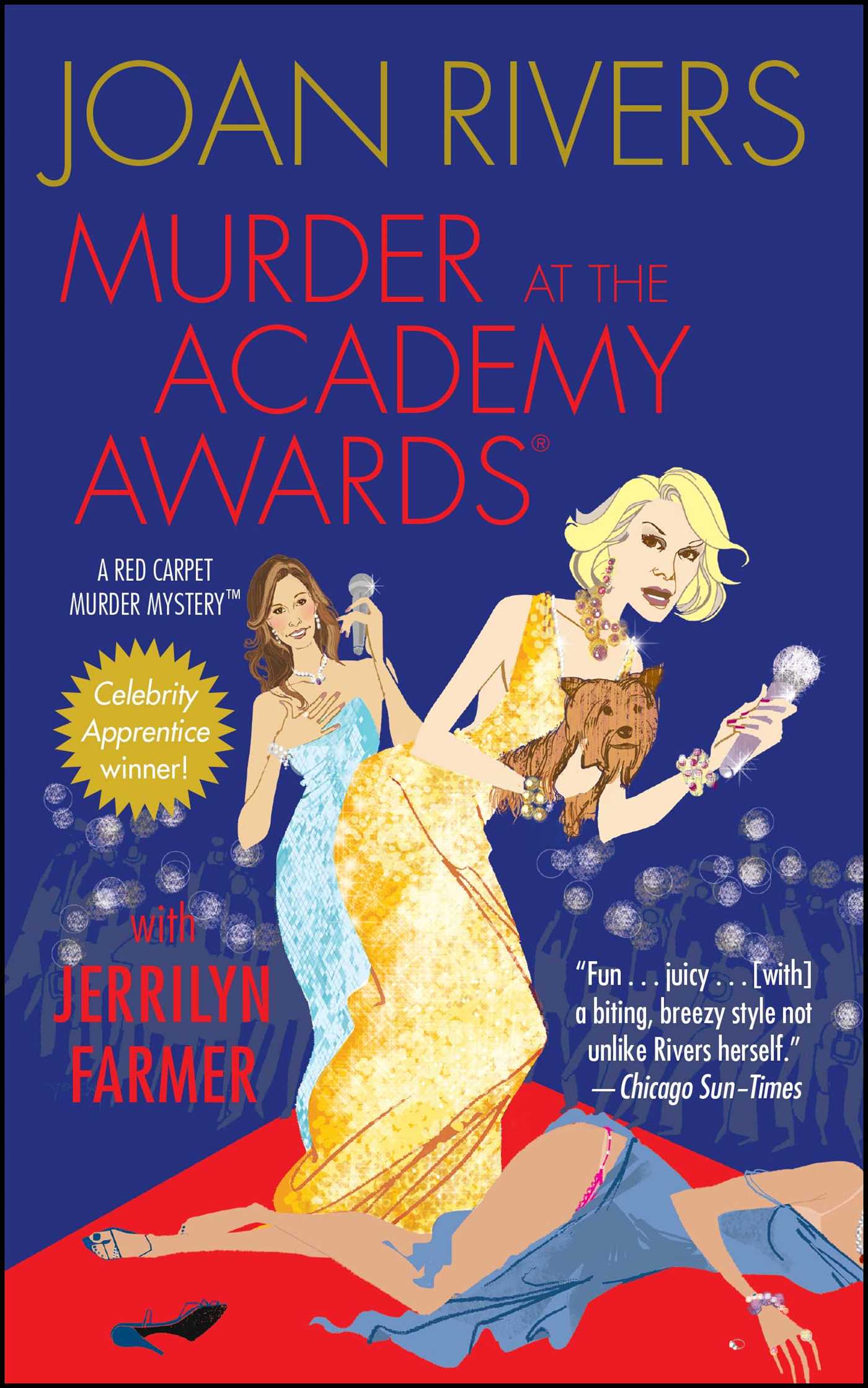 This image is the cover for the book Murder at the Academy Awards, Red Carpet Murder Mysteries