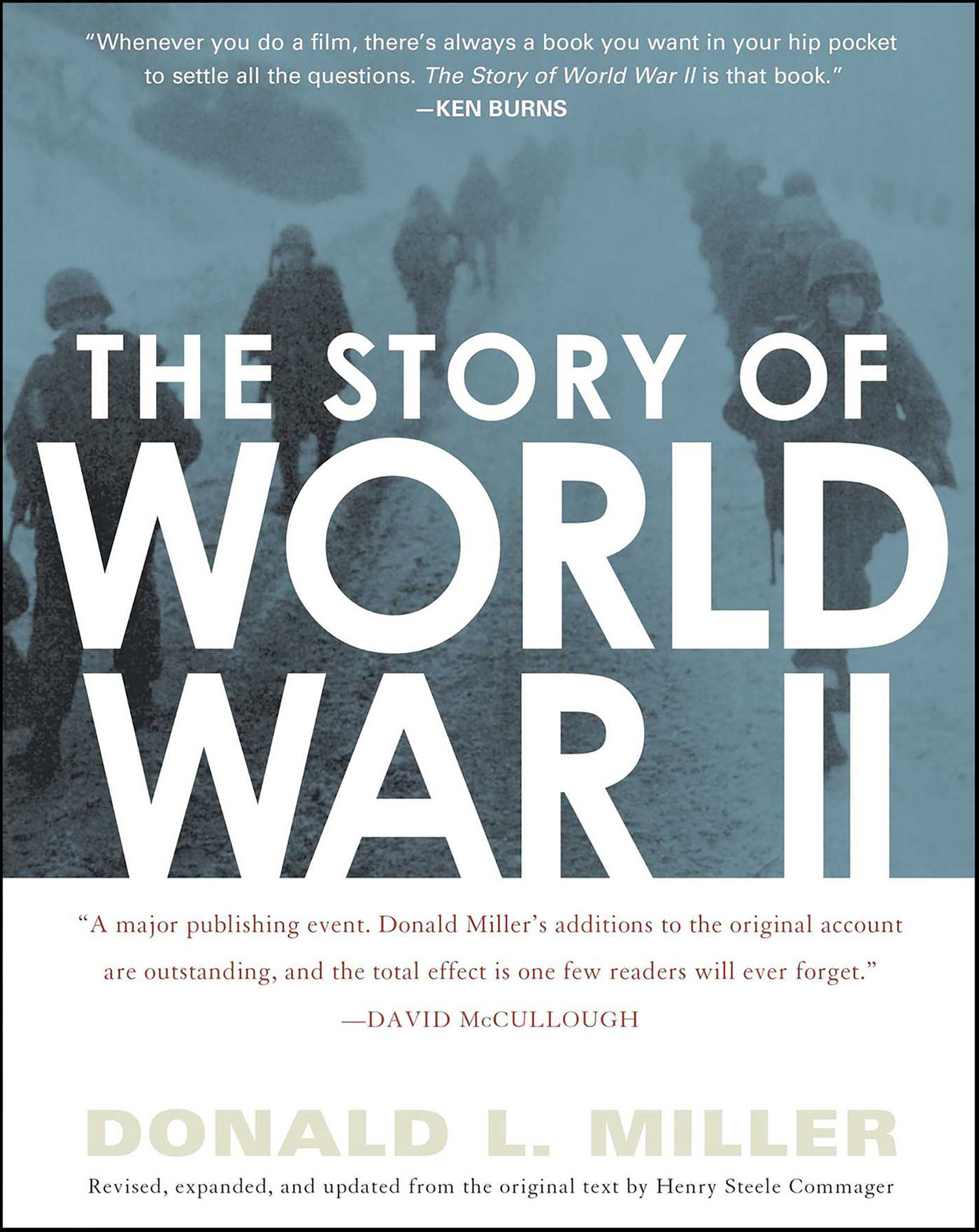 This image is the cover for the book Story of World War II