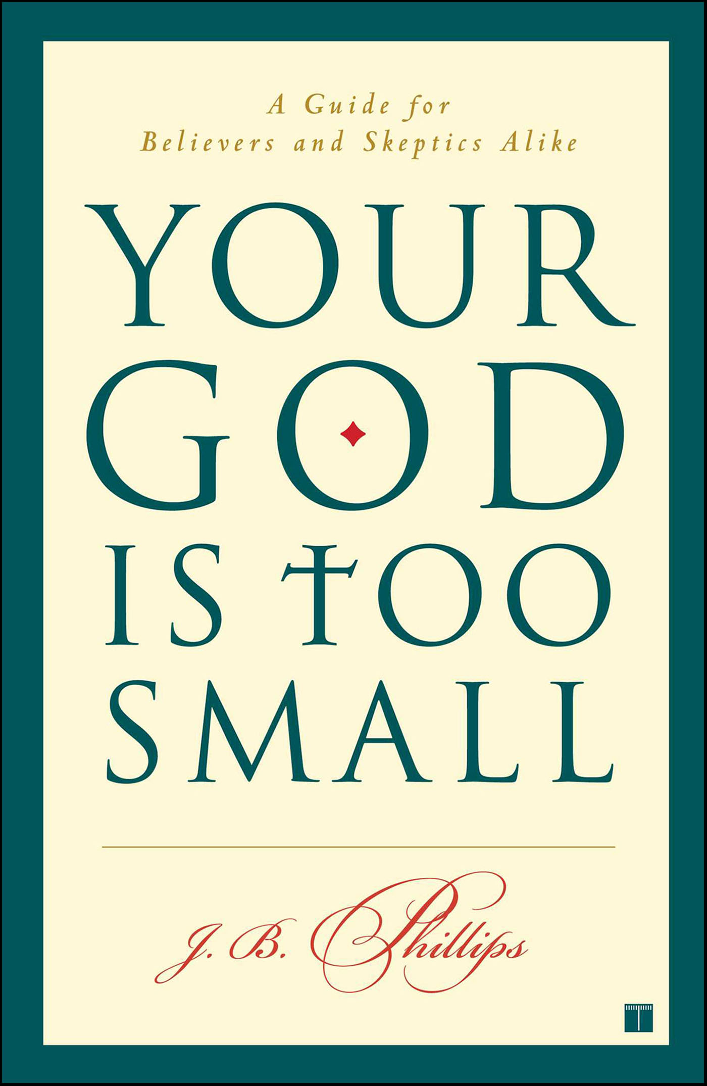 This image is the cover for the book Your God Is Too Small