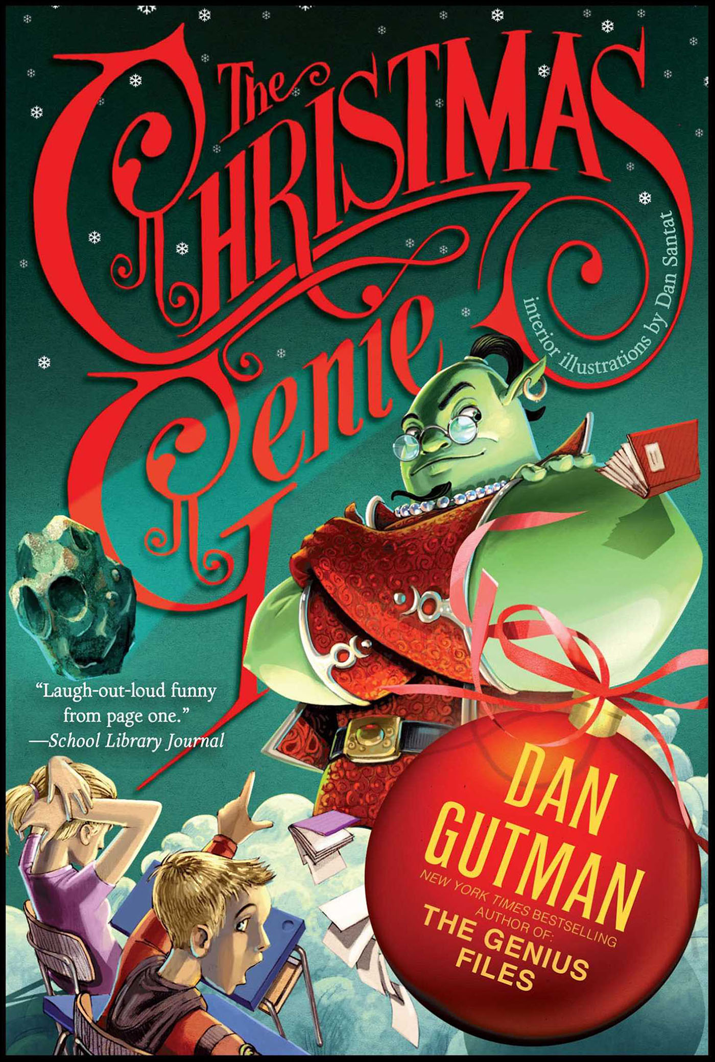 This image is the cover for the book Christmas Genie
