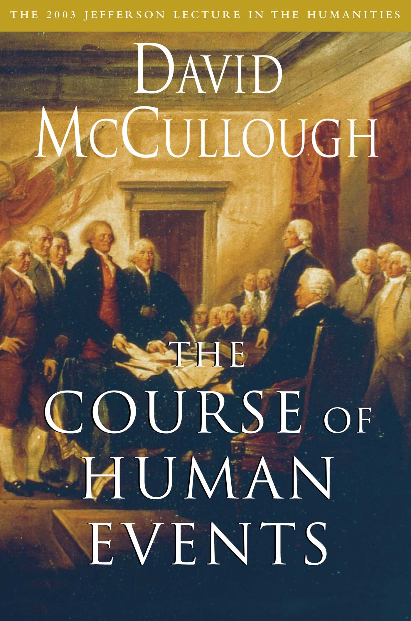 This image is the cover for the book Course of Human Events