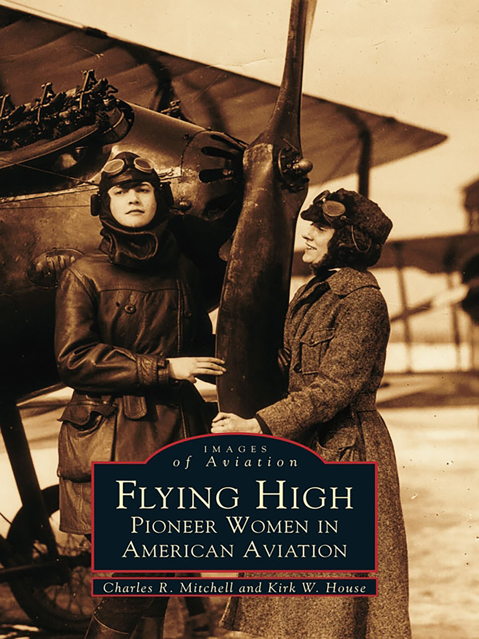 This image is the cover for the book Flying High, Images of Aviation