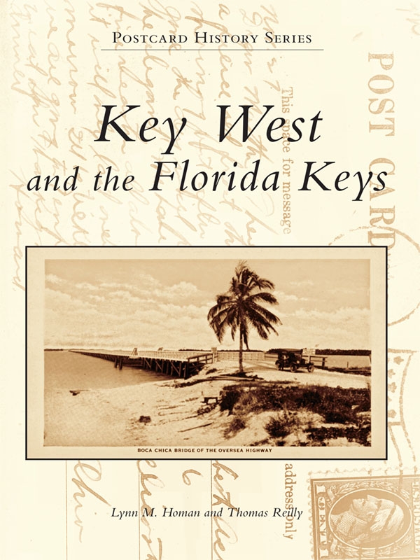 This image is the cover for the book Key West and the Florida Keys, Postcard History