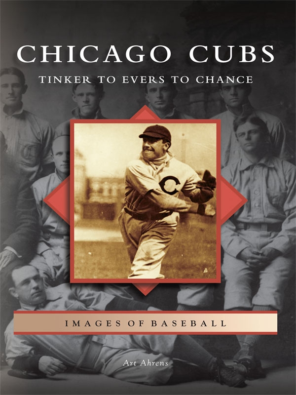 This image is the cover for the book Chicago Cubs, Images of Baseball