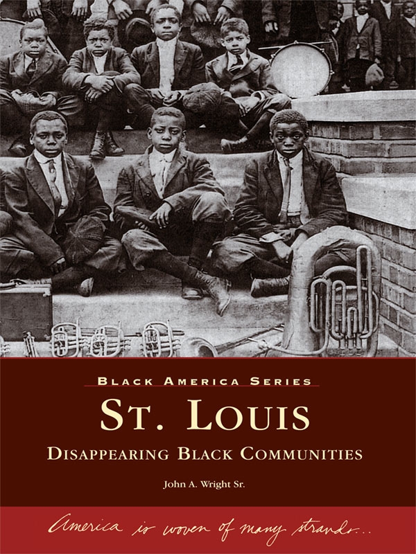 This image is the cover for the book St. Louis, Black America Series
