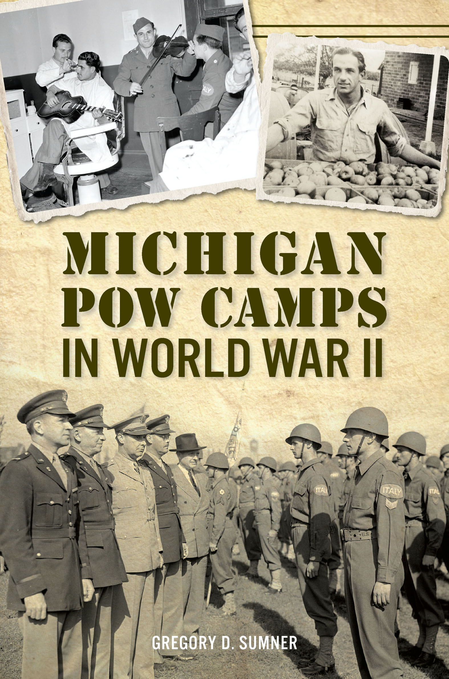 This image is the cover for the book Michigan POW Camps in World War II