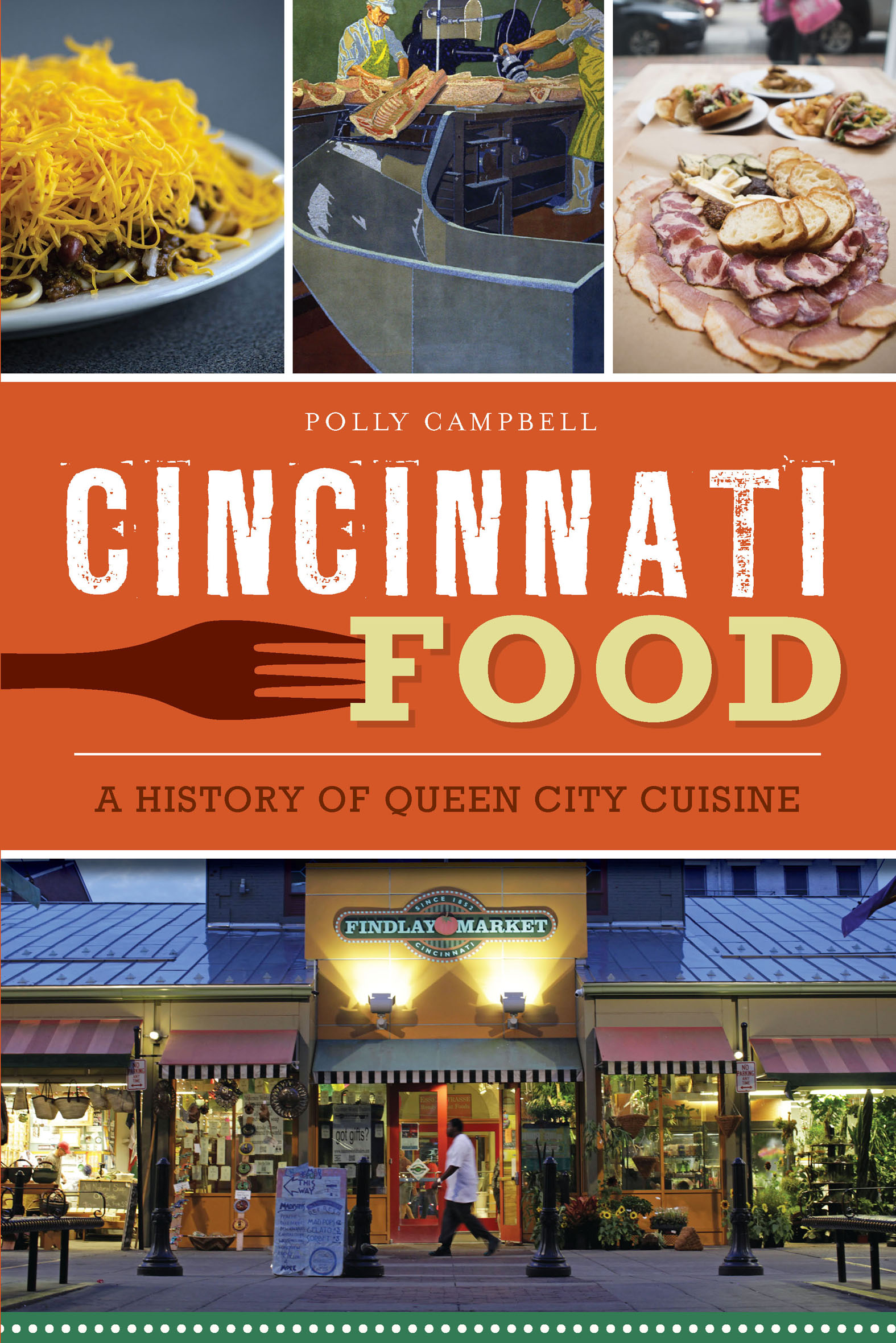 This image is the cover for the book Cincinnati Food