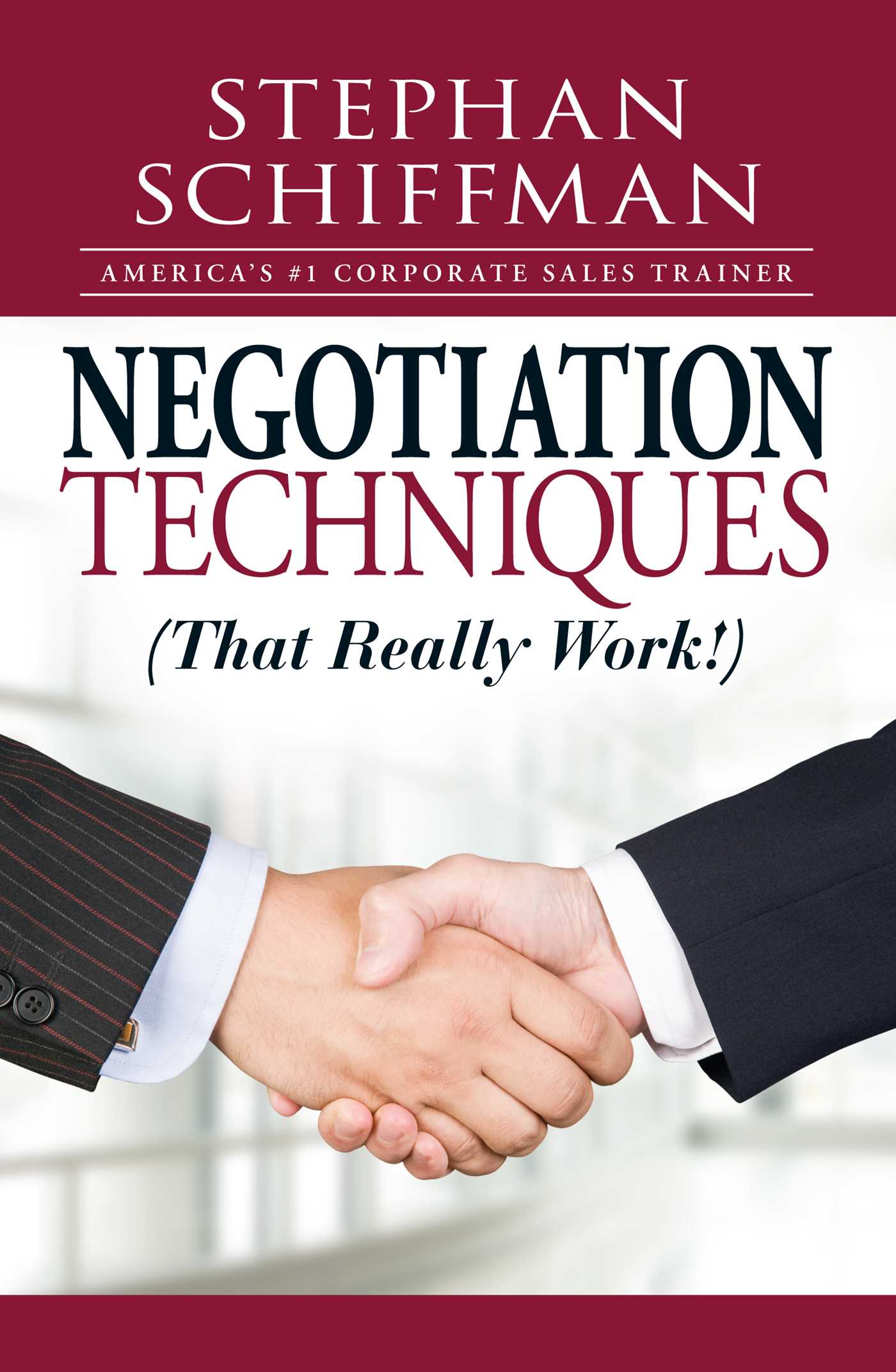 This image is the cover for the book Negotiation Techniques (That Really Work!)