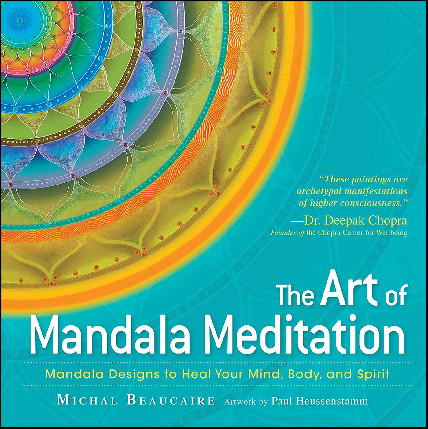 This image is the cover for the book Art of Mandala Meditation