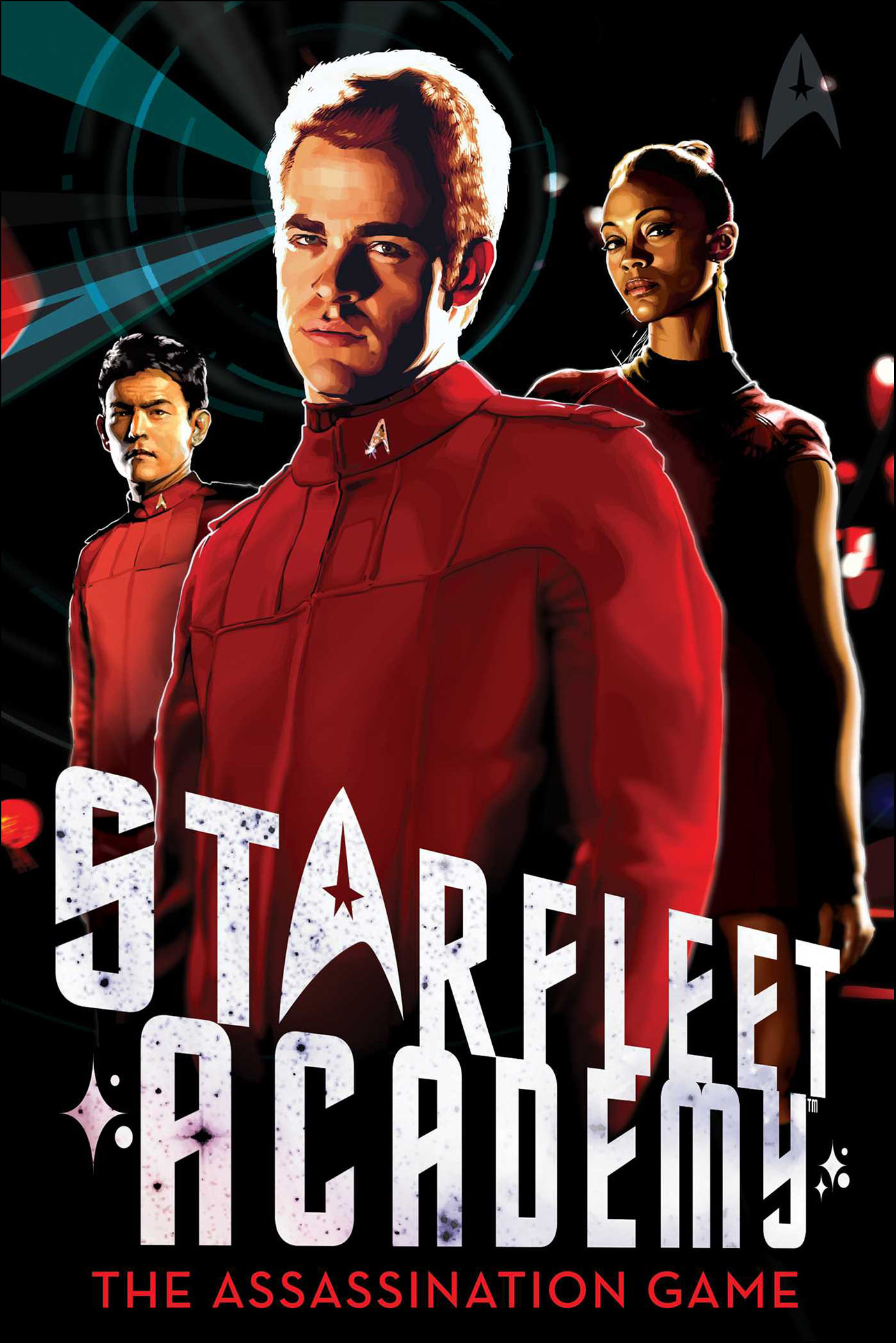 This image is the cover for the book Assassination Game, Star Trek: Starfleet Academy