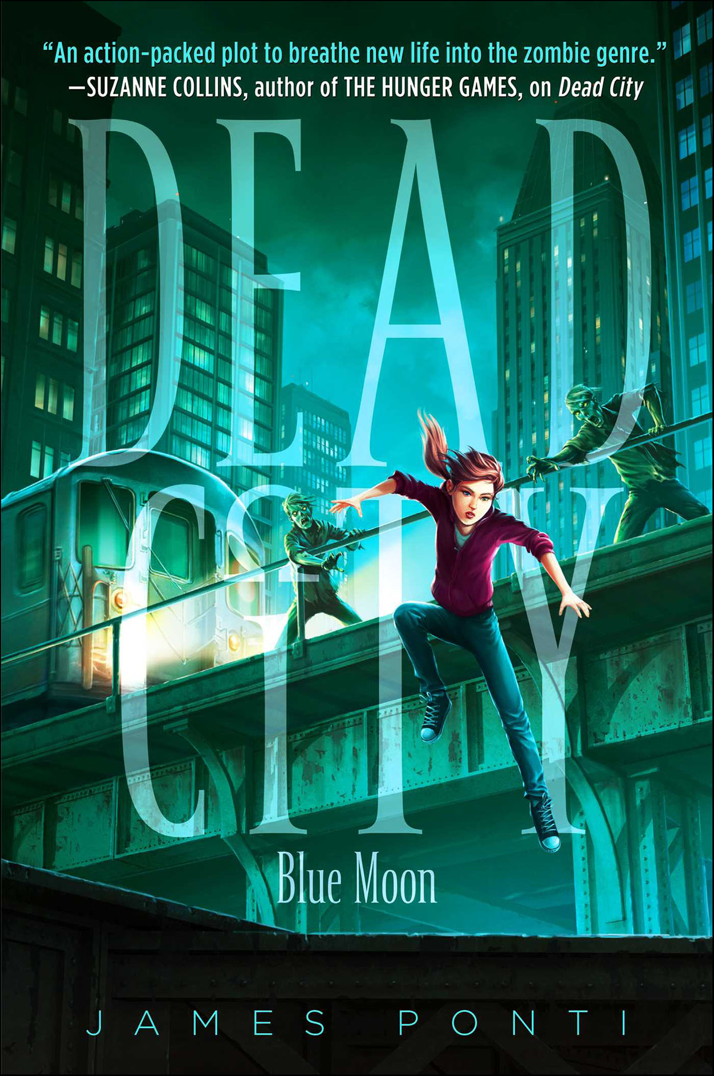 This image is the cover for the book Blue Moon, Dead City