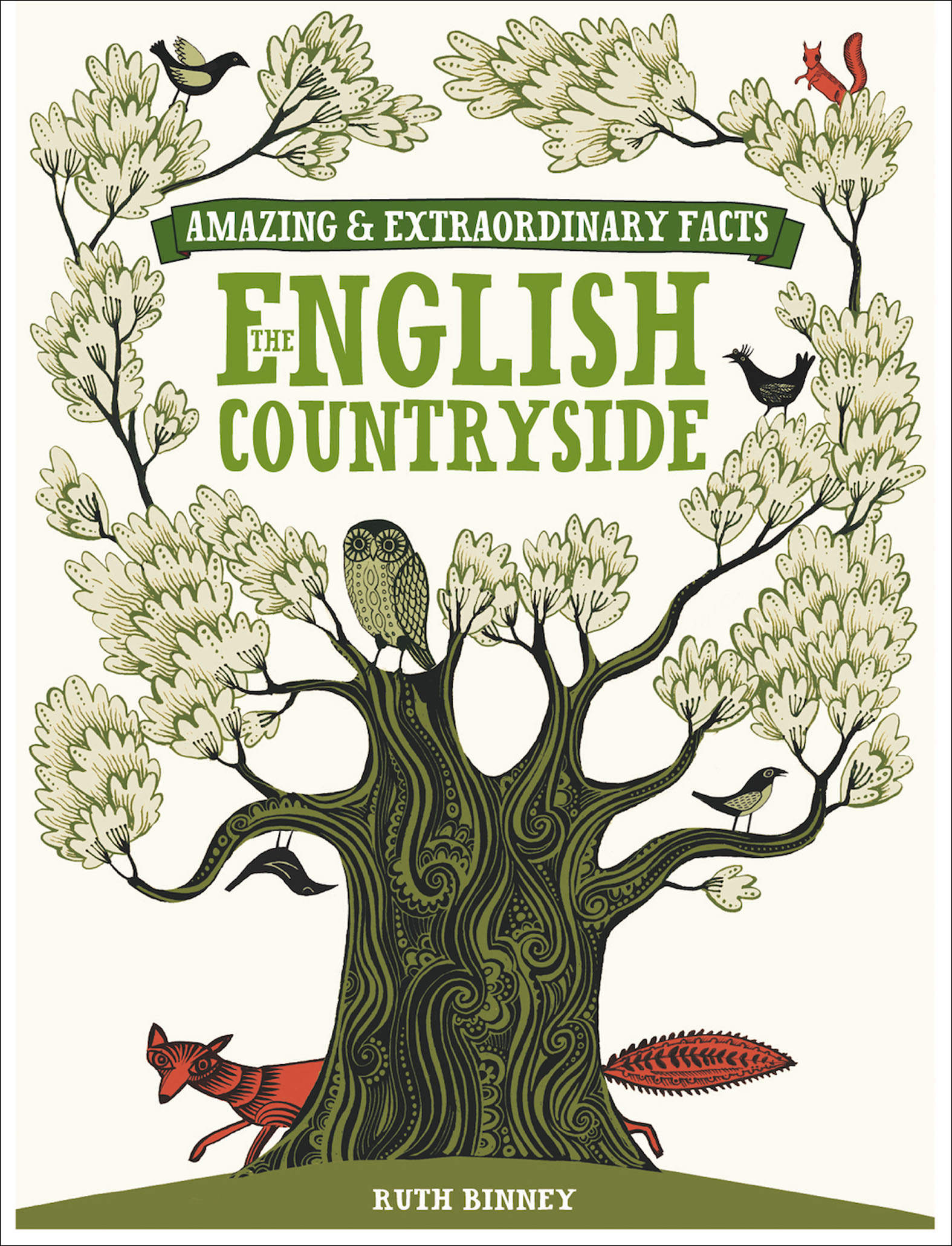 This image is the cover for the book English Countryside, Amazing & Extraordinary Facts