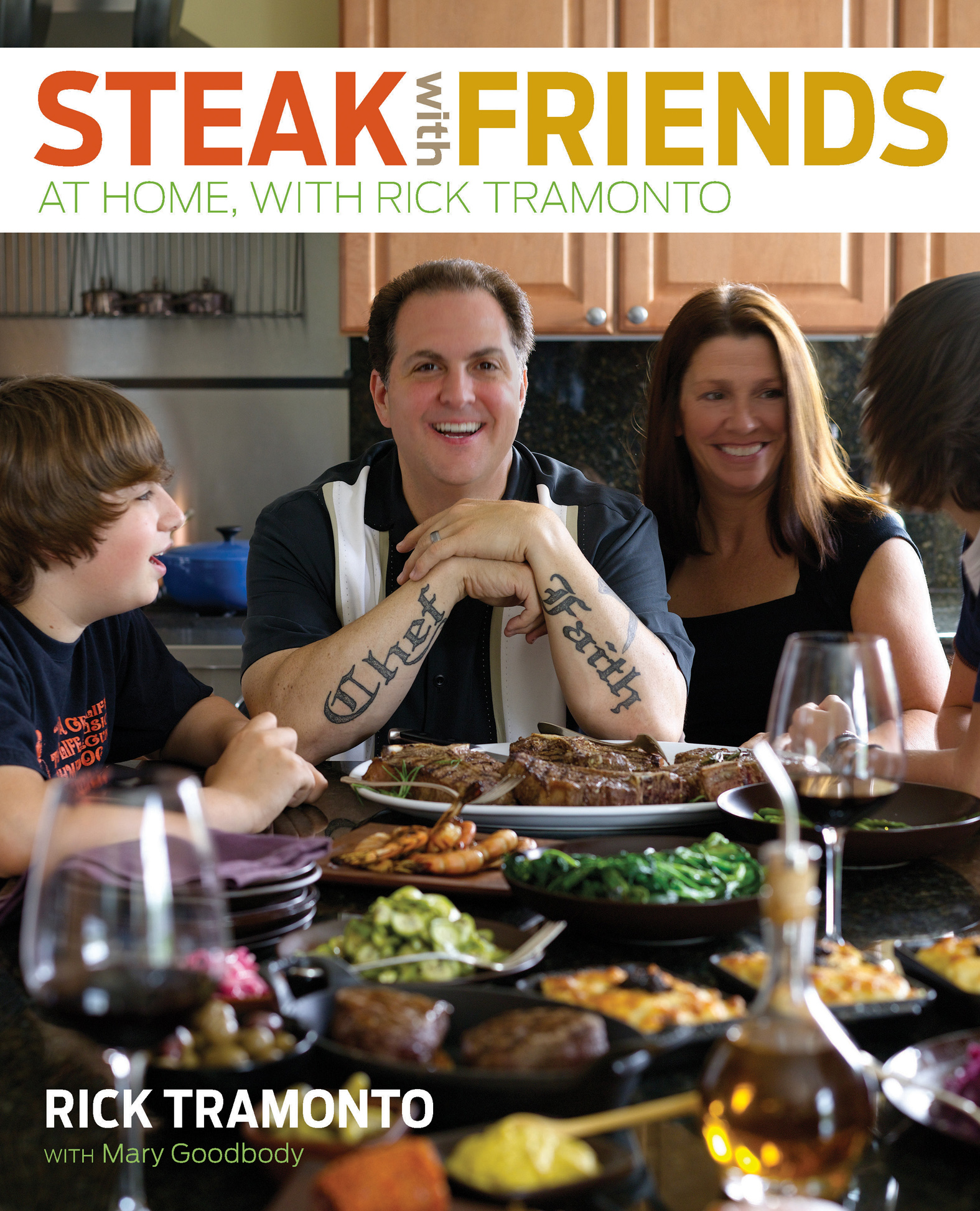 This image is the cover for the book Steak with Friends
