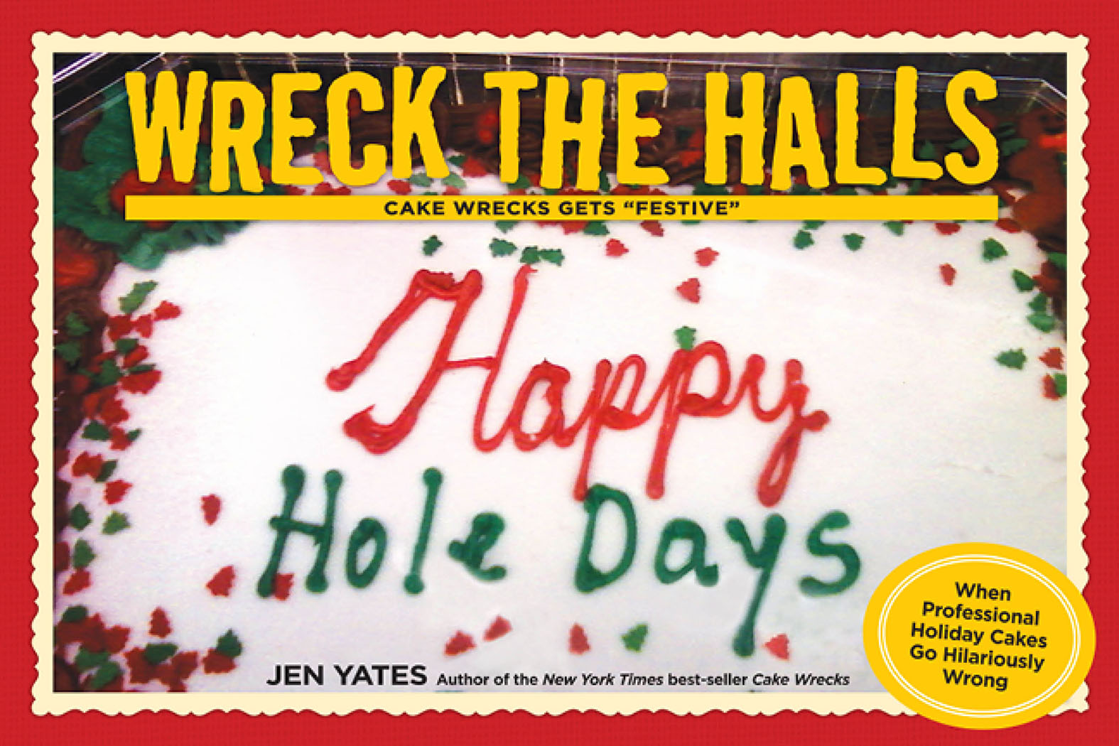 This image is the cover for the book Wreck the Halls