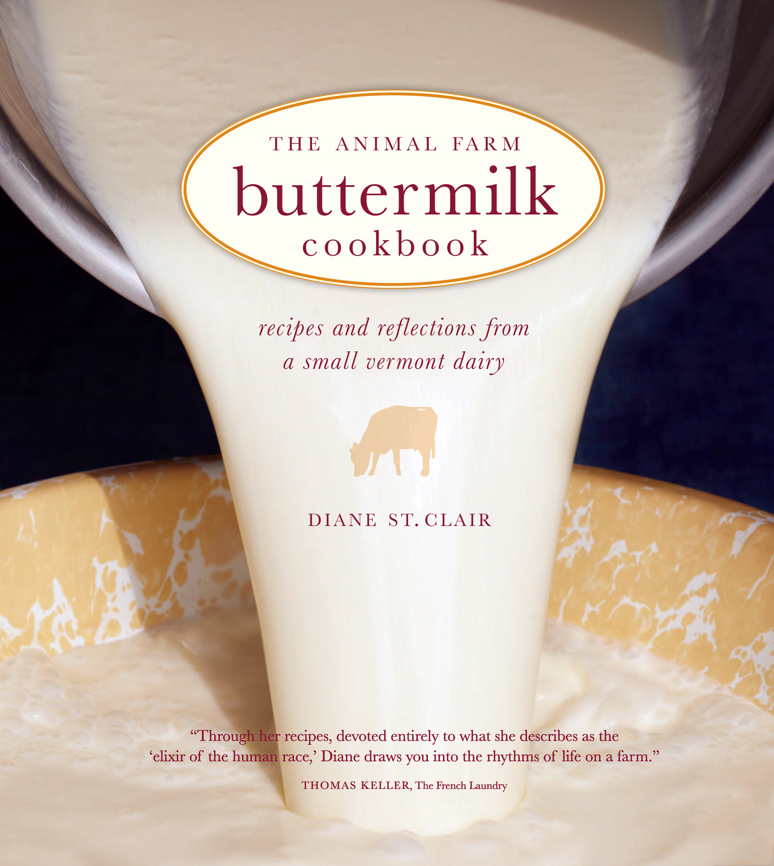 This image is the cover for the book Animal Farm Buttermilk Cookbook
