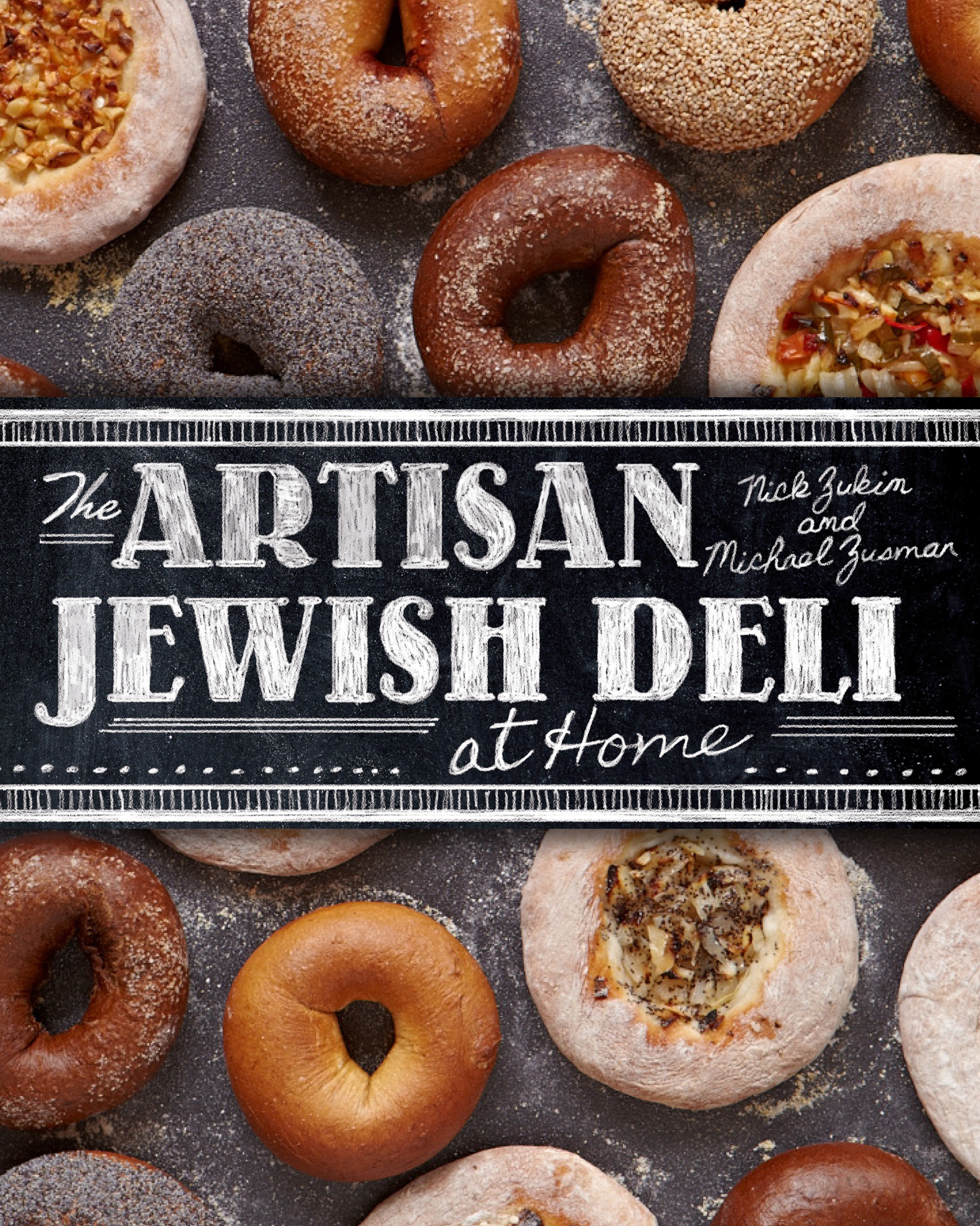 This image is the cover for the book Artisan Jewish Deli at Home