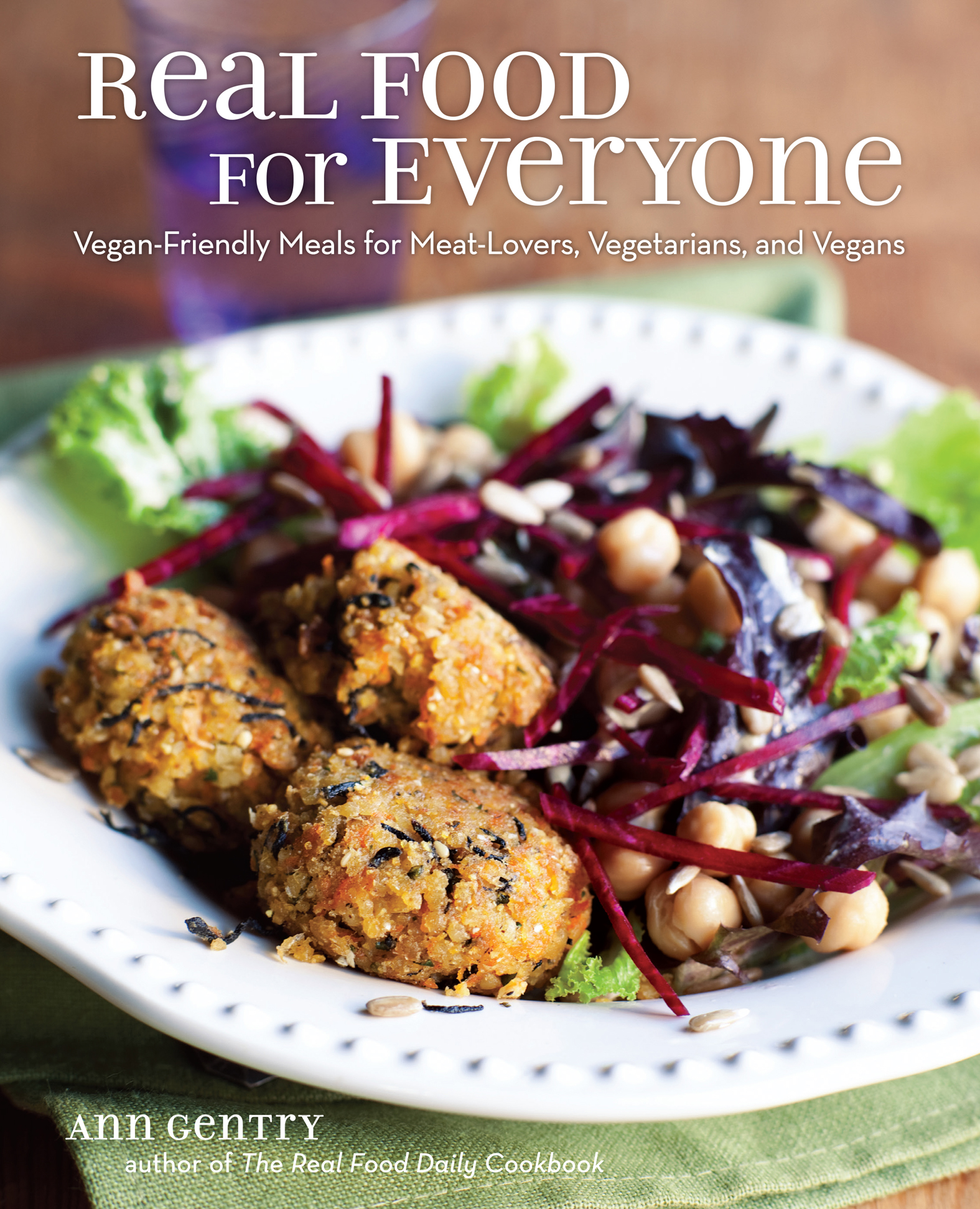 This image is the cover for the book Real Food for Everyone