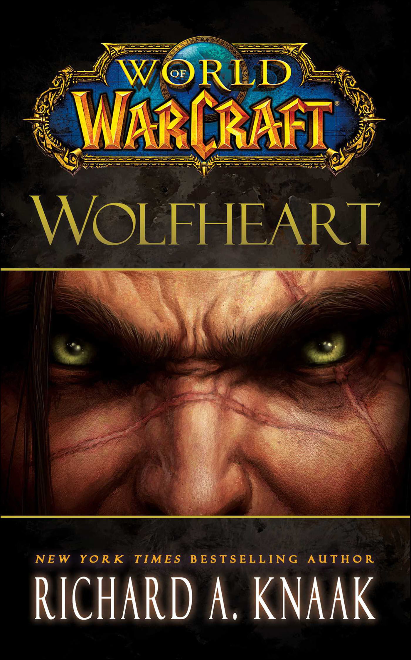 This image is the cover for the book World of Warcraft: Wolfheart