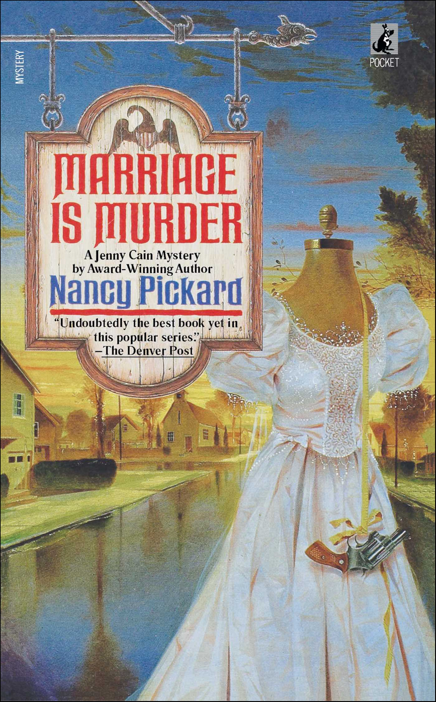 This image is the cover for the book Marriage Is Murder, The Jenny Cain Mysteries