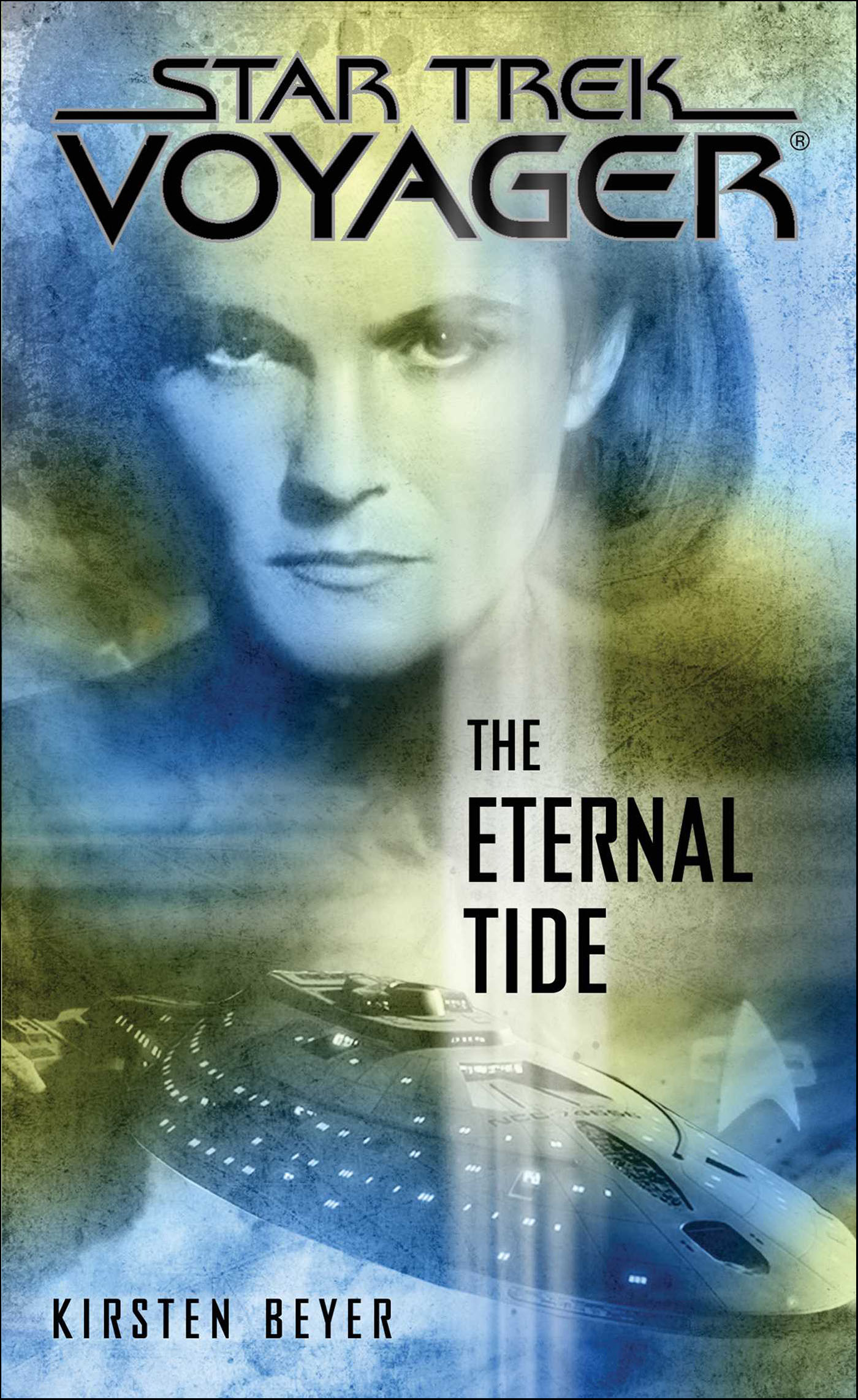 This image is the cover for the book Eternal Tide, Star Trek: Voyager