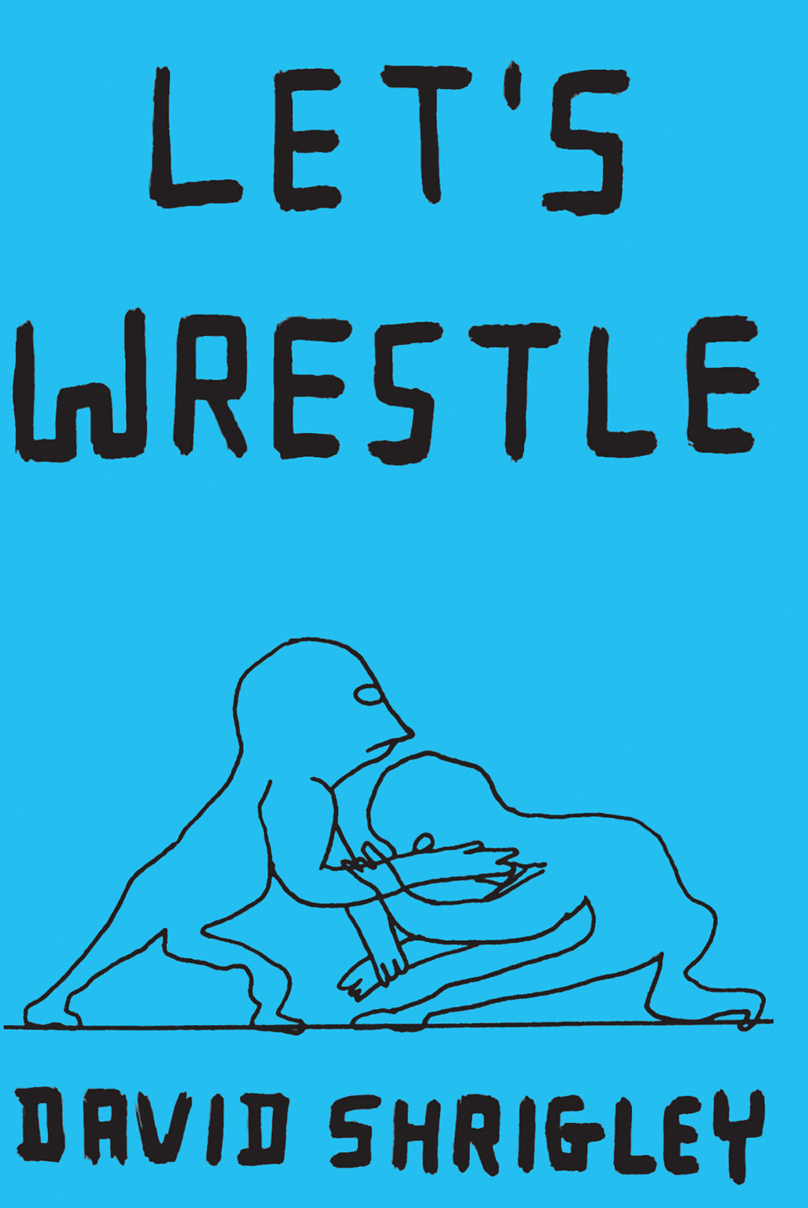 This image is the cover for the book Let's Wrestle