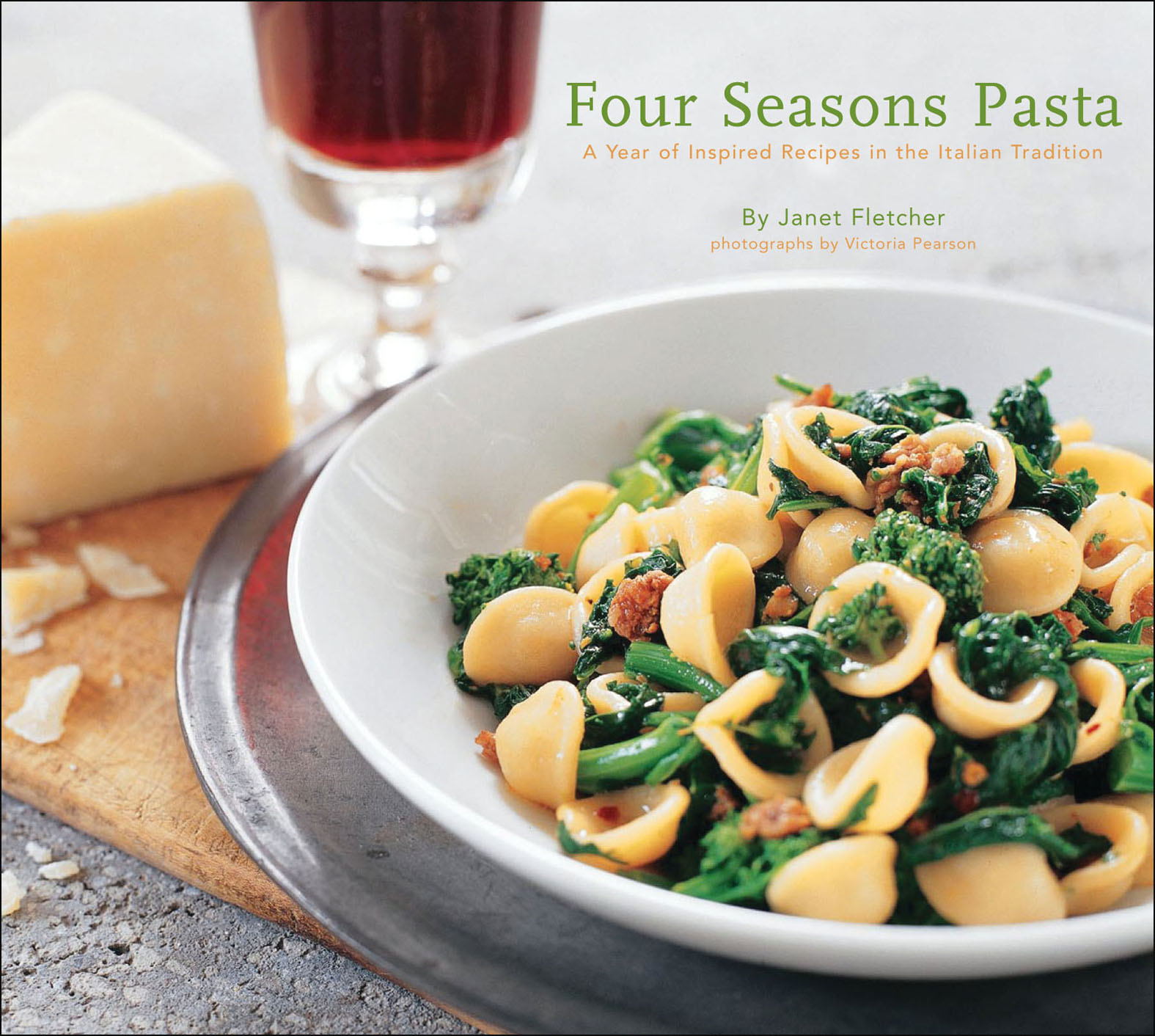 This image is the cover for the book Four Seasons Pasta