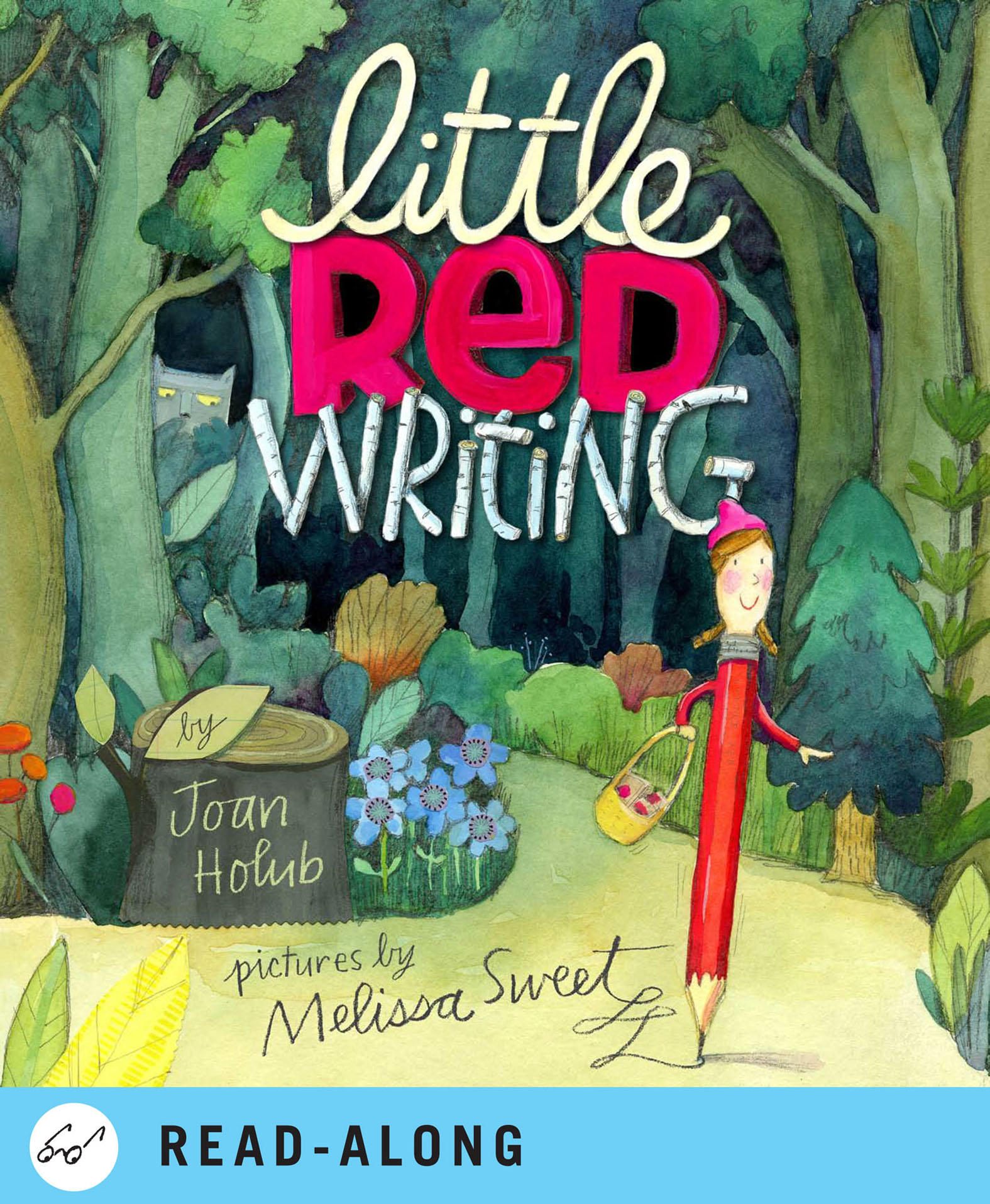 This image is the cover for the book Little Red Writing