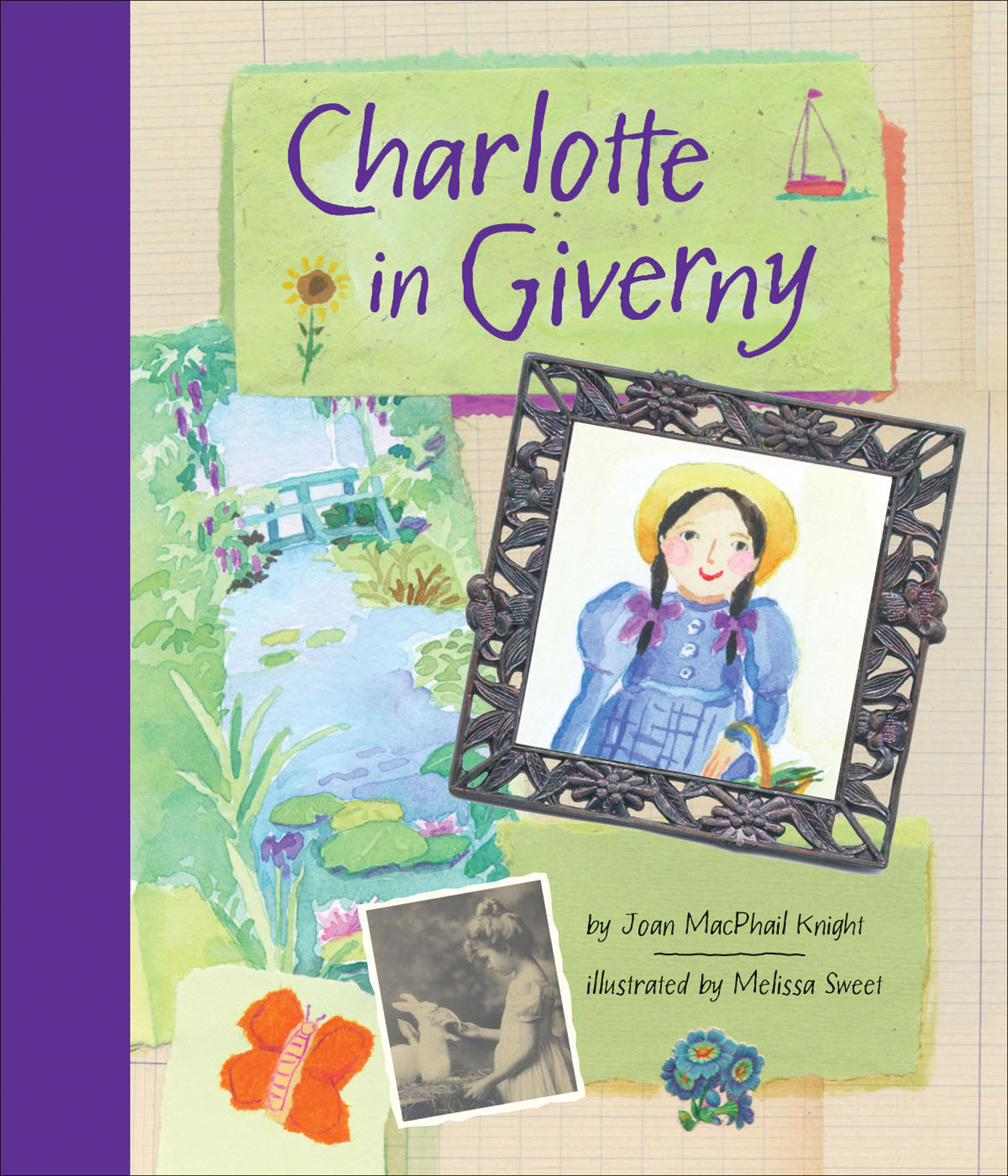This image is the cover for the book Charlotte in Giverny