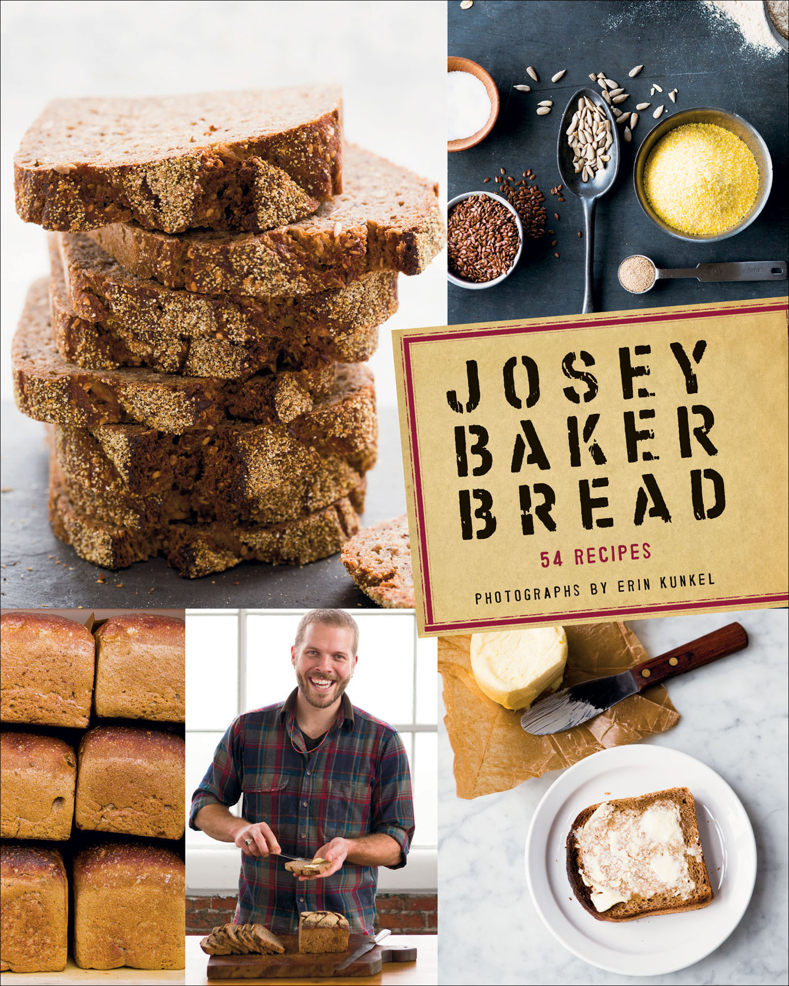 This image is the cover for the book Josey Baker Bread