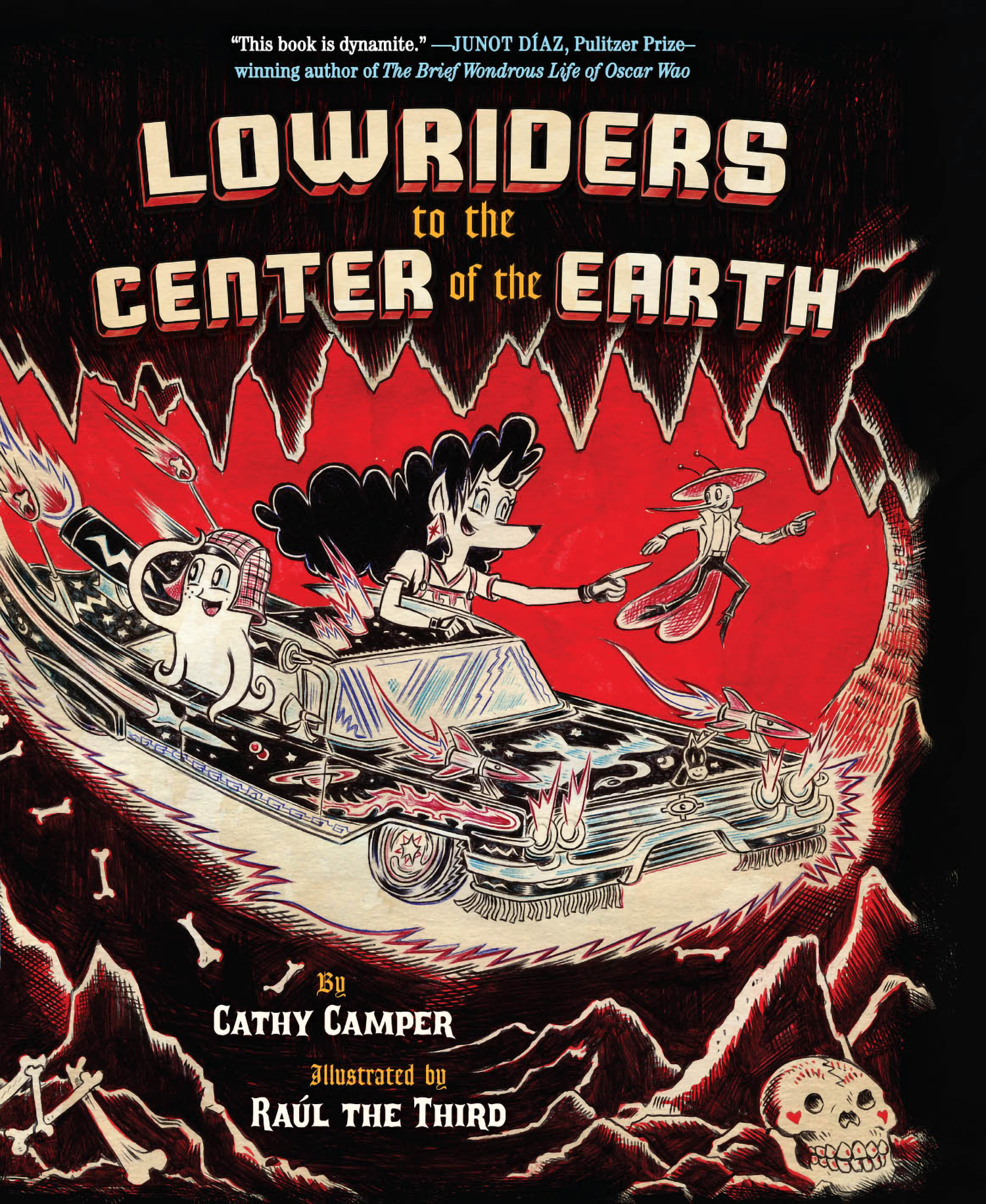 This image is the cover for the book Lowriders to the Center of the Earth