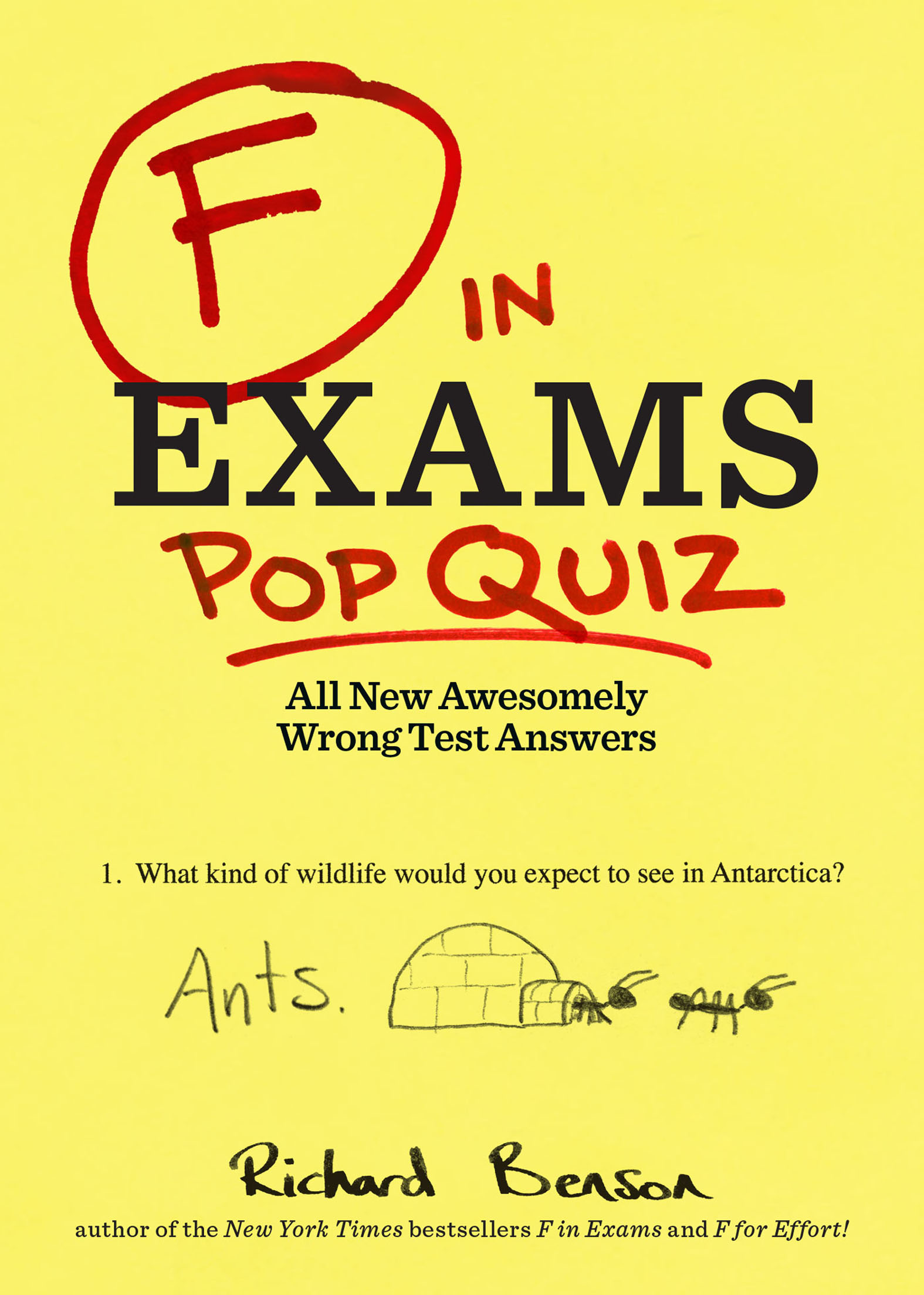 This image is the cover for the book F in Exams Pop Quiz, F in Exams
