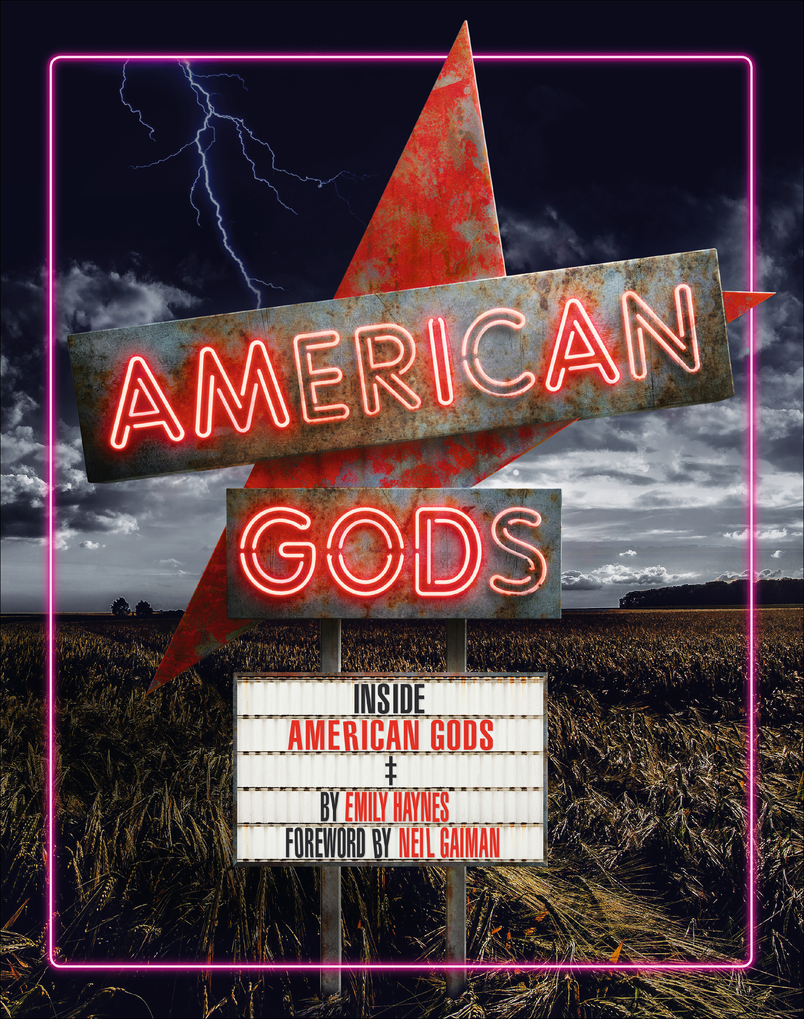 This image is the cover for the book Inside American Gods