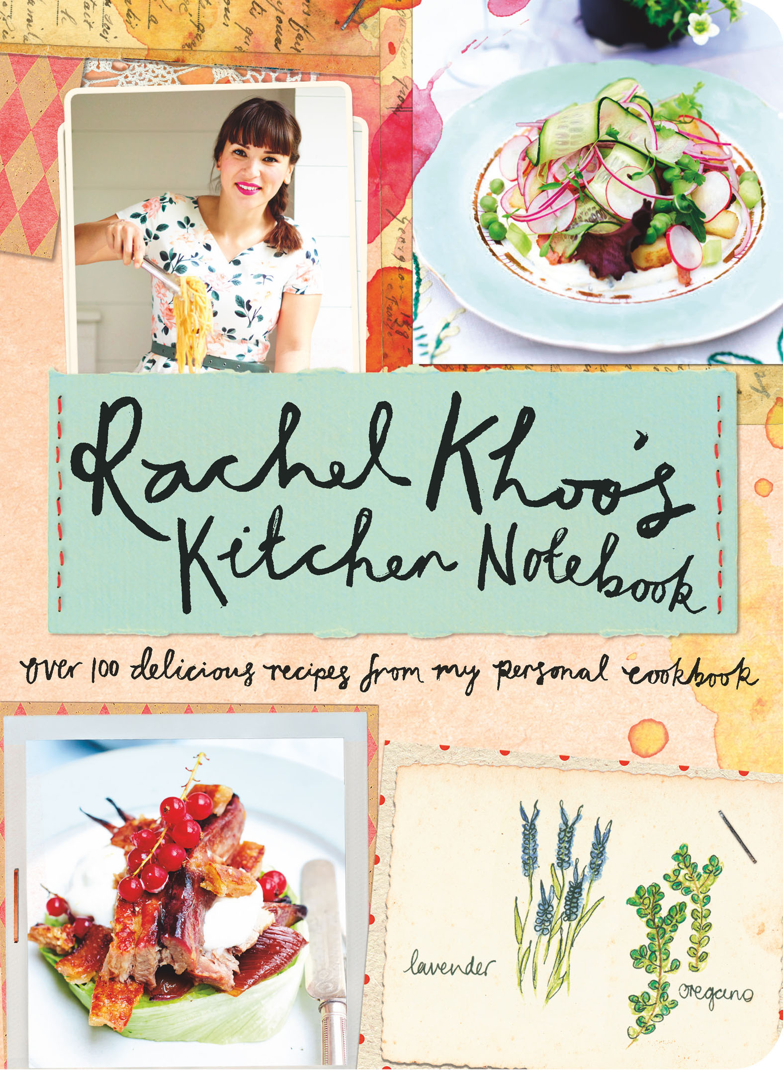 This image is the cover for the book Rachel Khoo's Kitchen Notebook