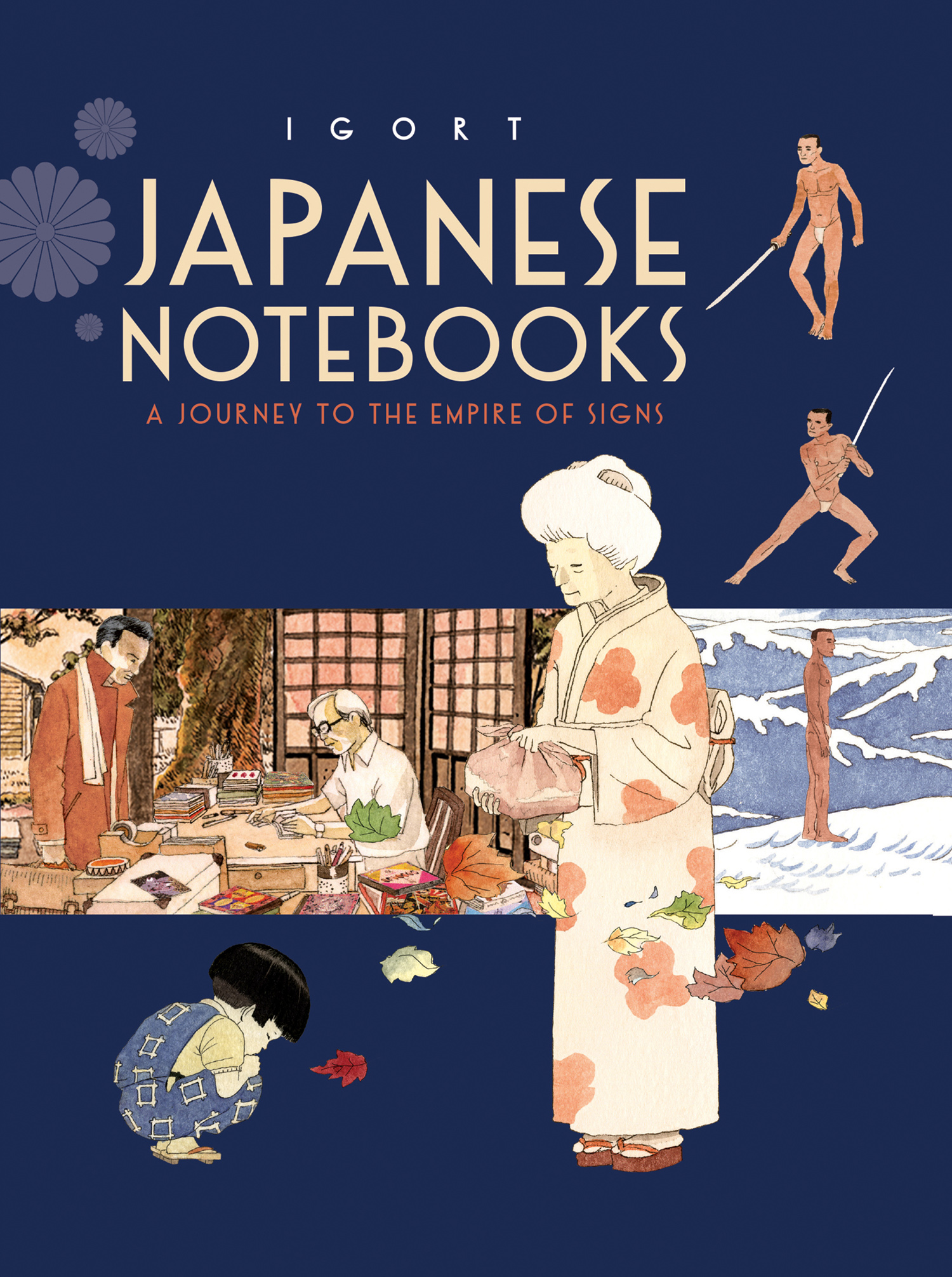 This image is the cover for the book Japanese Notebooks