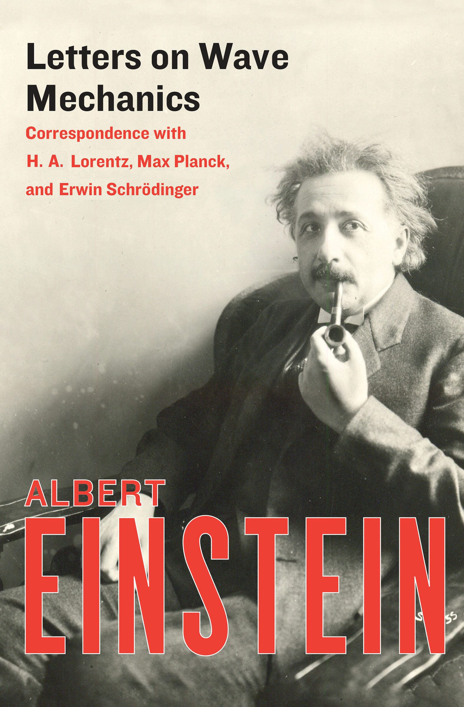 This image is the cover for the book Letters on Wave Mechanics
