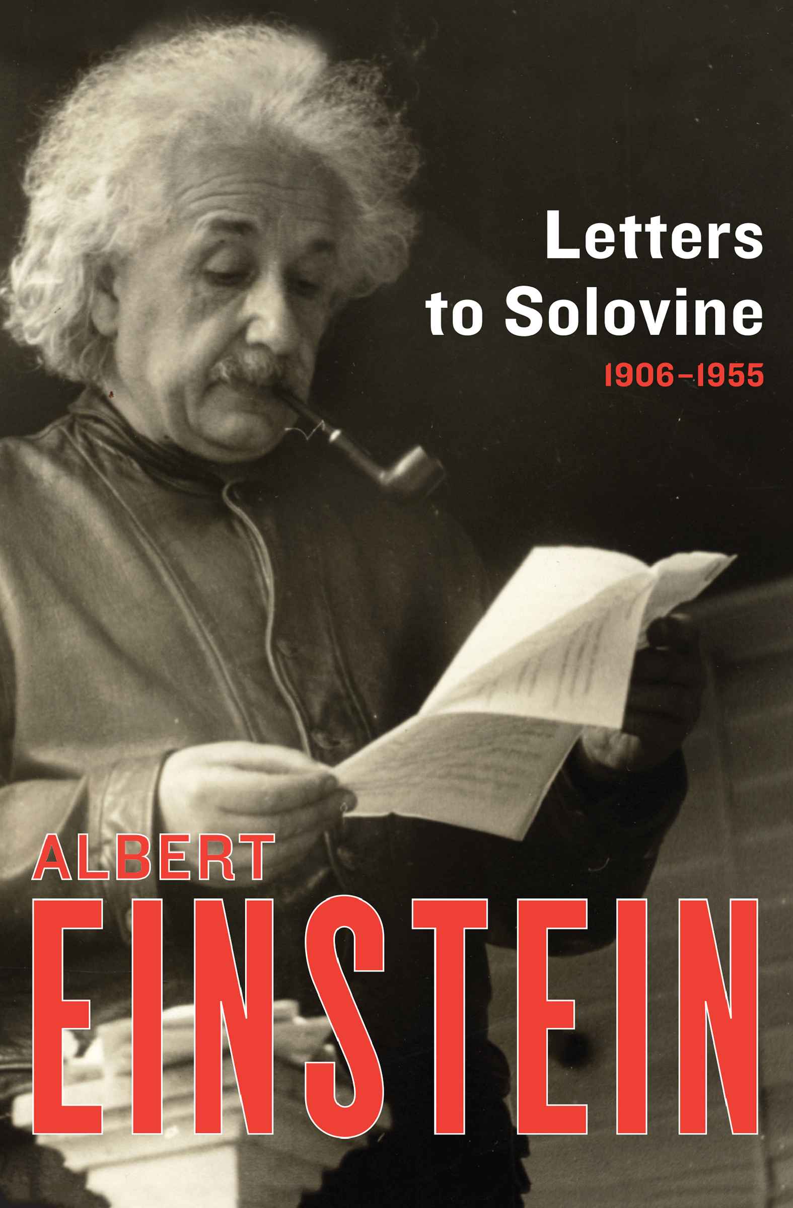 This image is the cover for the book Letters to Solovine, 1906–1955