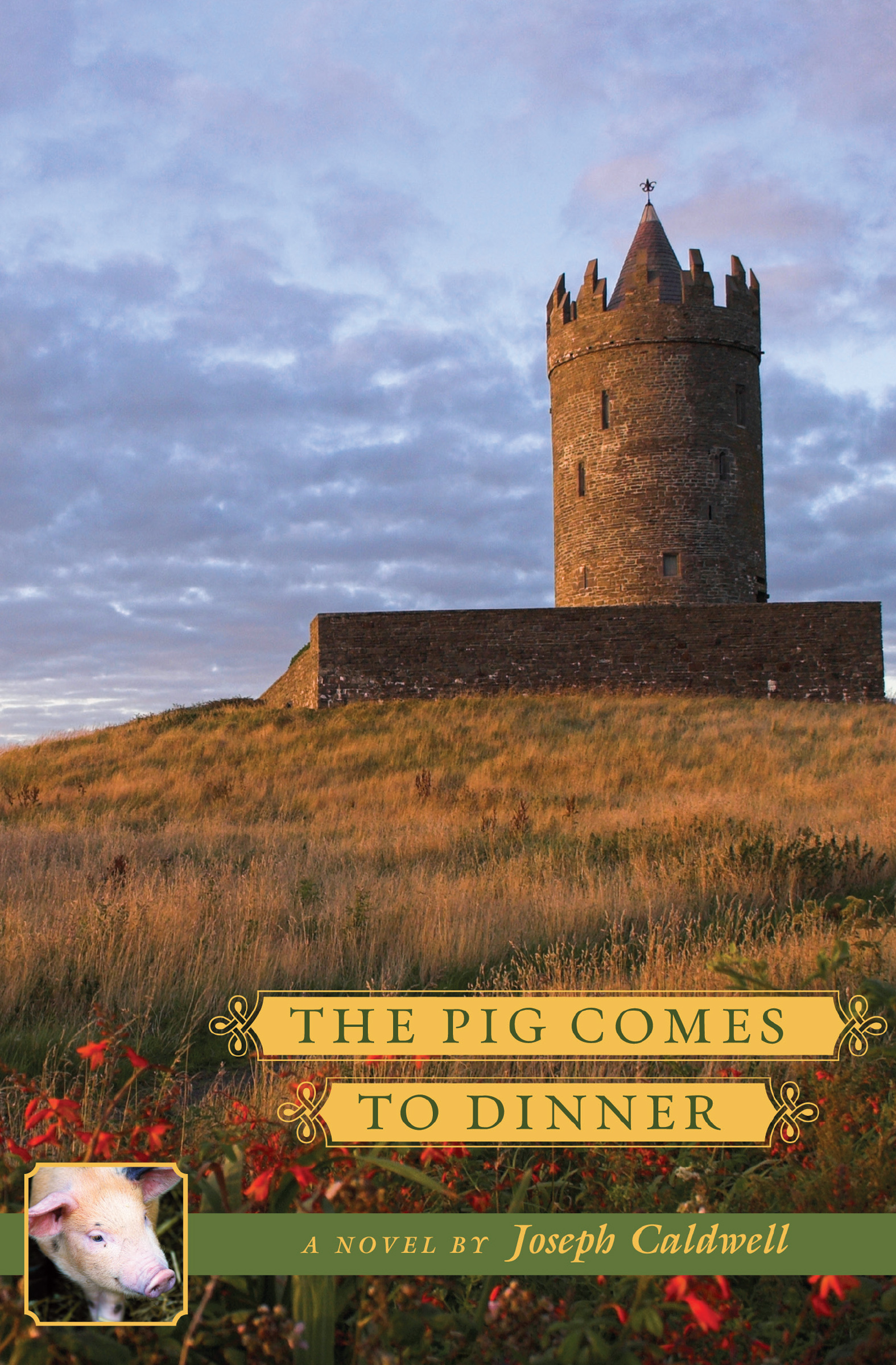 This image is the cover for the book Pig Comes to Dinner, The Pig Trilogy