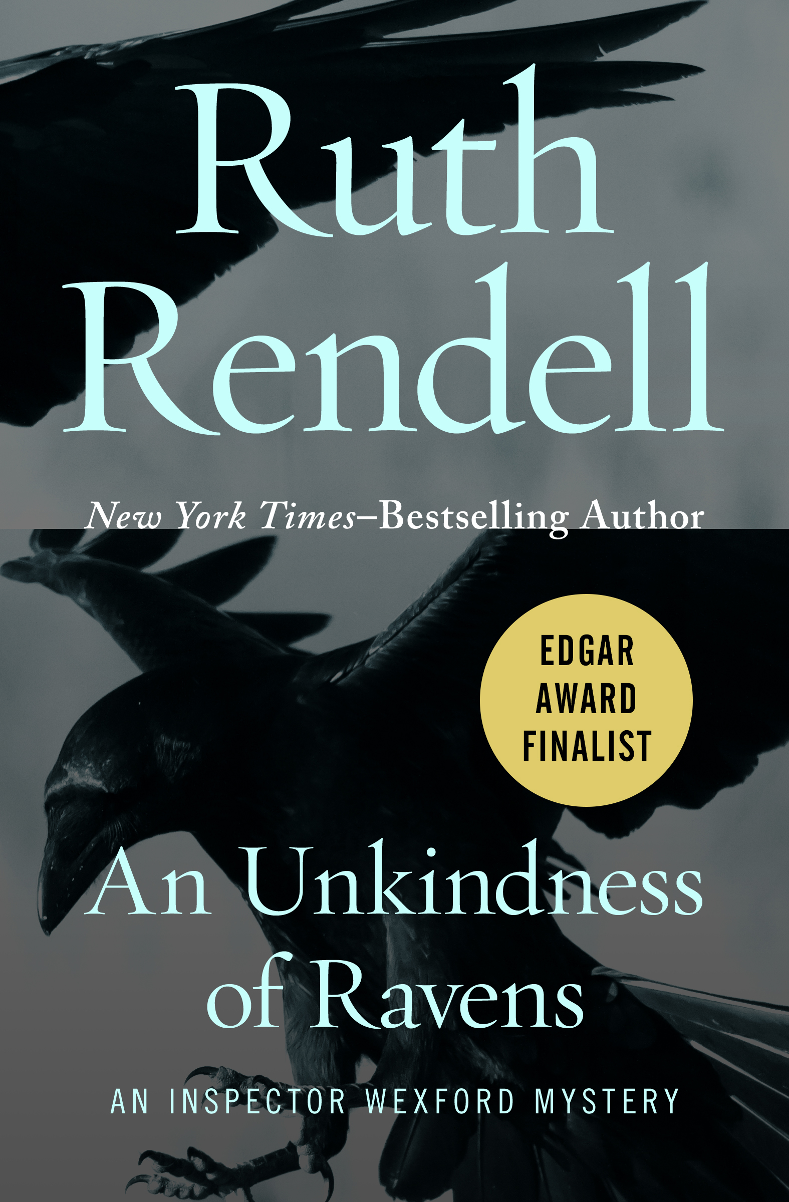 This image is the cover for the book Unkindness of Ravens, The Inspector Wexford Mysteries